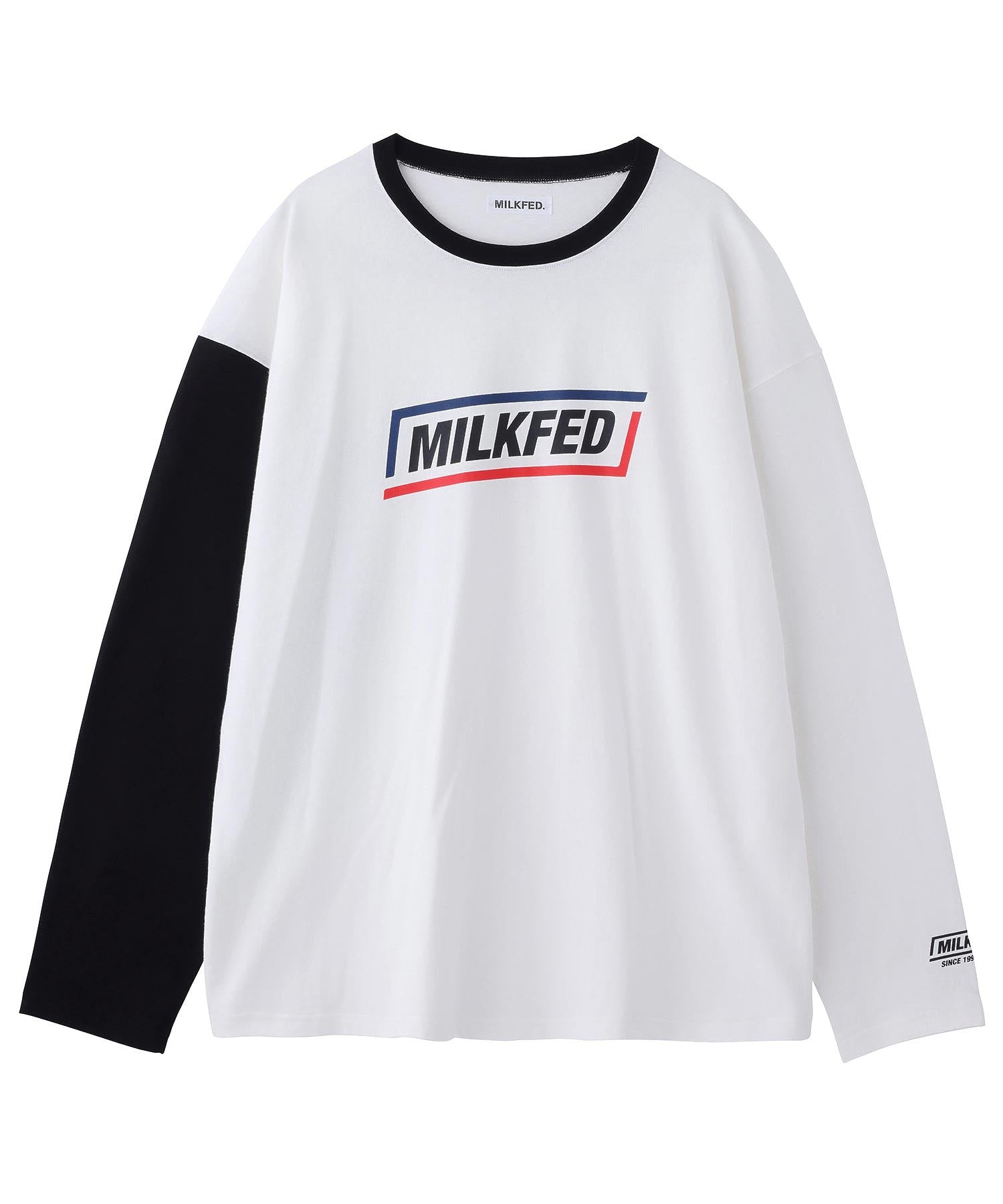 BICOLOR SLEEVE L/S TOP MILKFED.