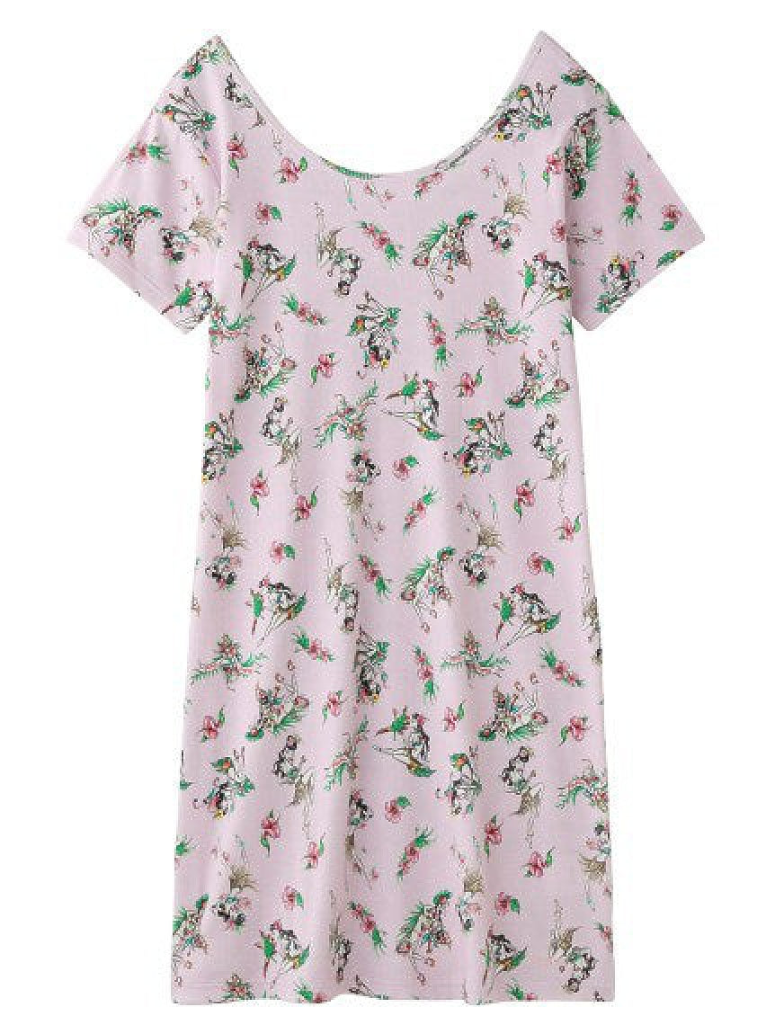 X-girl × FALINE ALOHA GIRL S/S DRESS