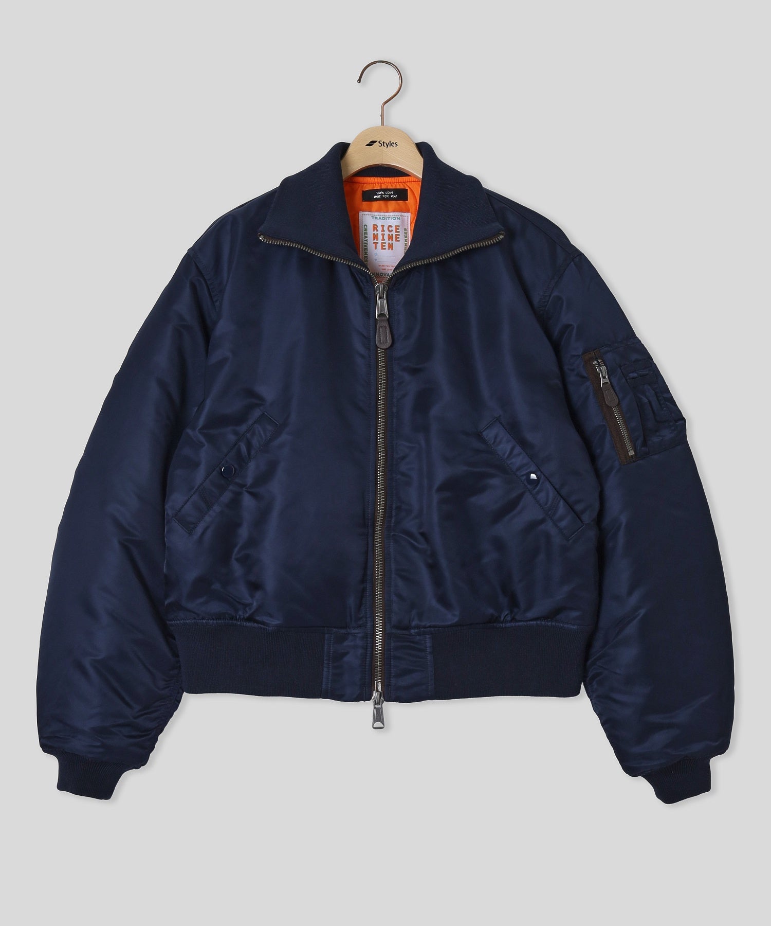 RICE NINE TEN/ライスナインテン/RN-10 FLIGHT JACKET JK-FLT