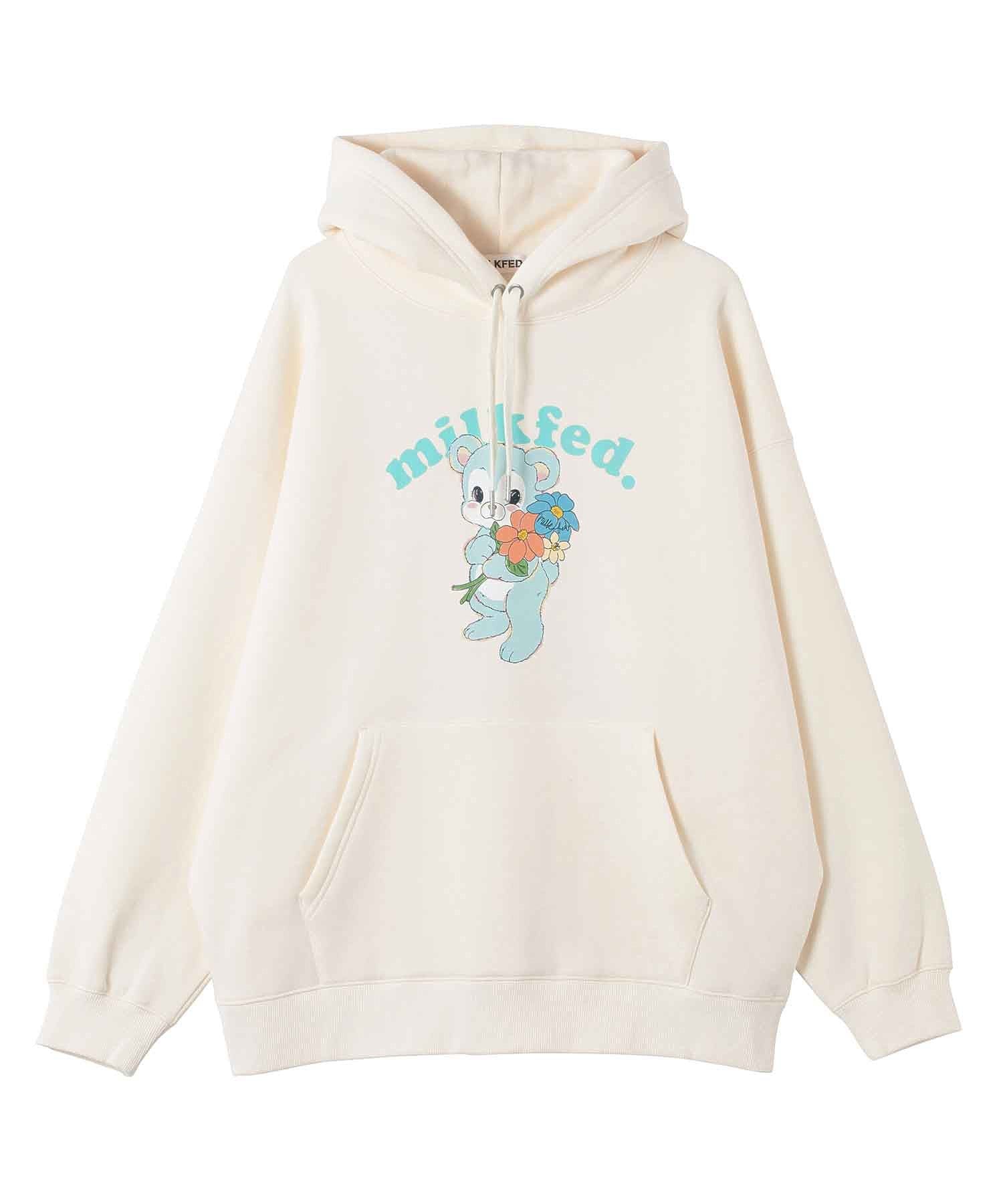 FLOWER BEAR BIG SWEAT HOODIE MILKFED.