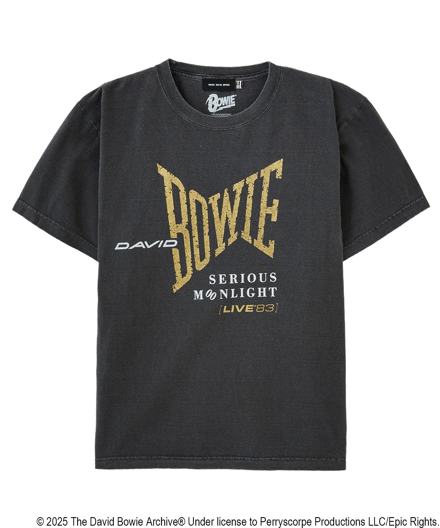 GOOD ROCK SPEED/DAVID BOWIE S/S TEE
