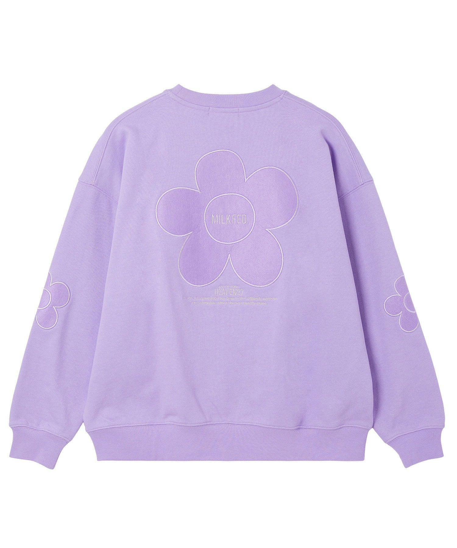 FLOWER ELBOW PATCH SWEAT TOP