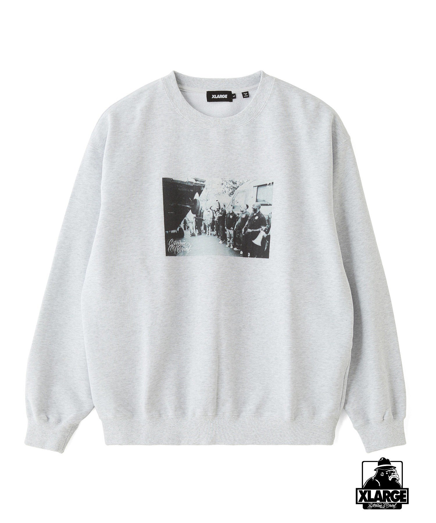 XLARGE×ESTEVAN ORIOL CREWNECK SWEAT