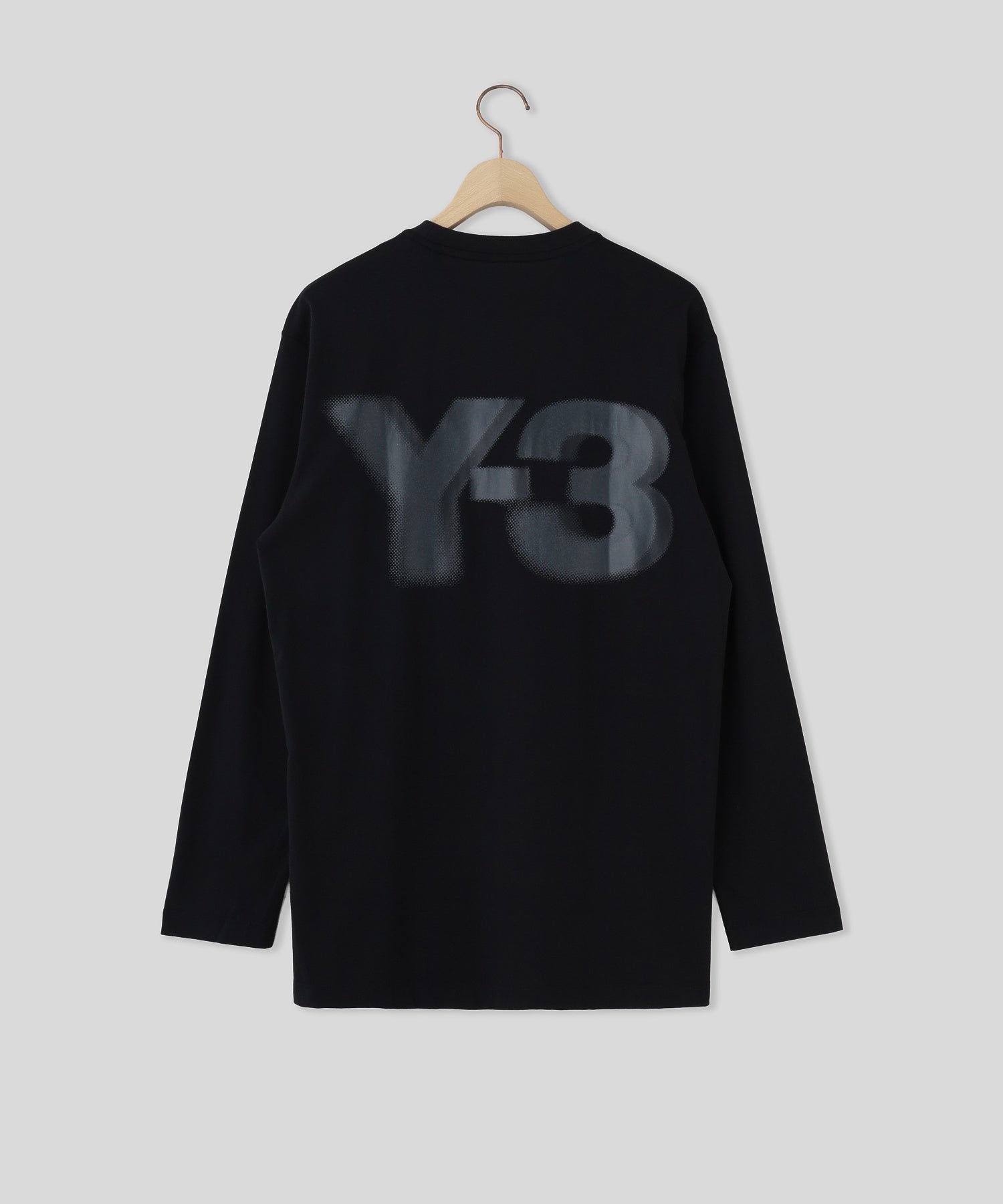 Y-3/ワイスリー/LOGO LS TEE BLACK JE9280