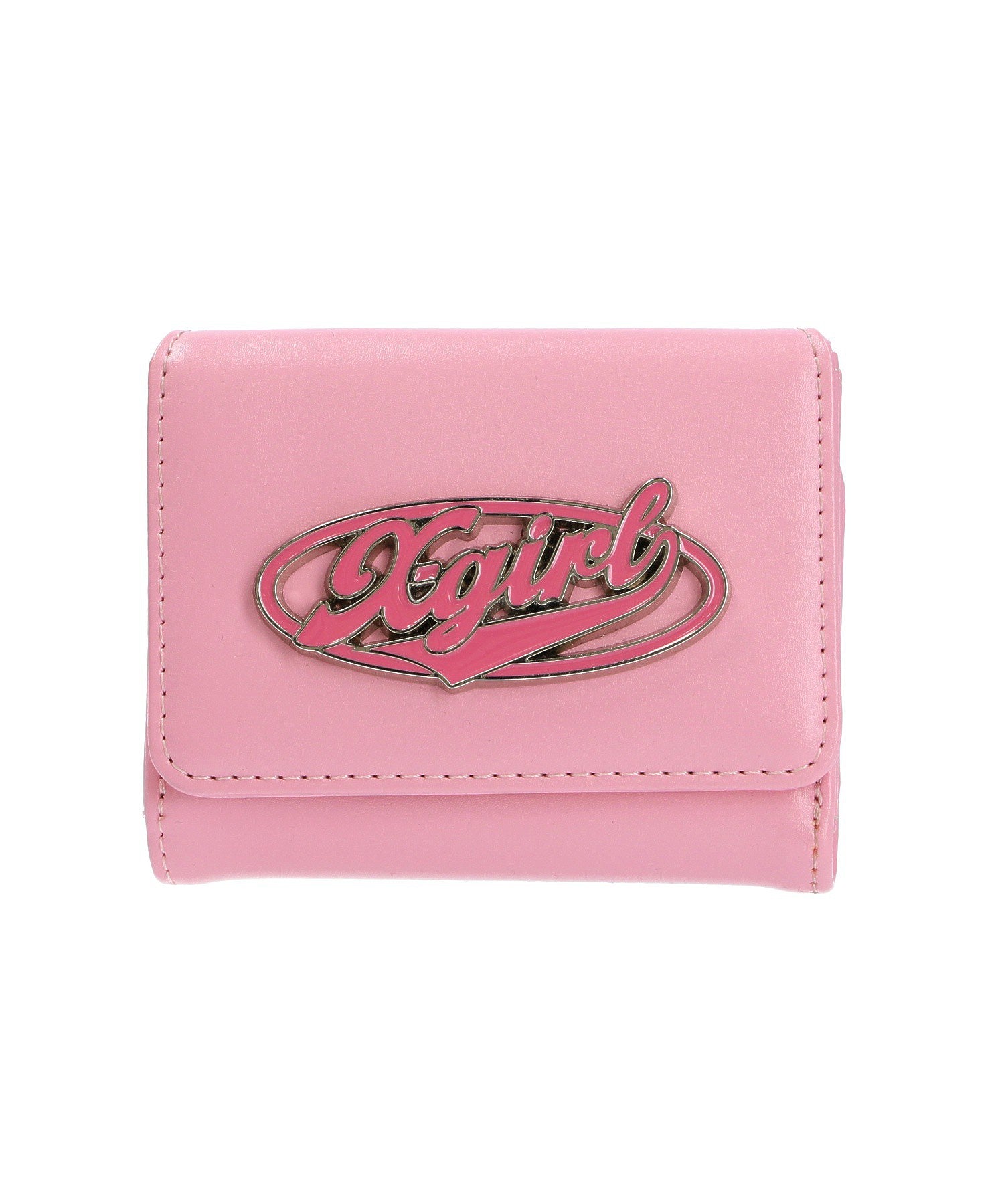 OVAL LOGO BUCKLE MINI WALLET