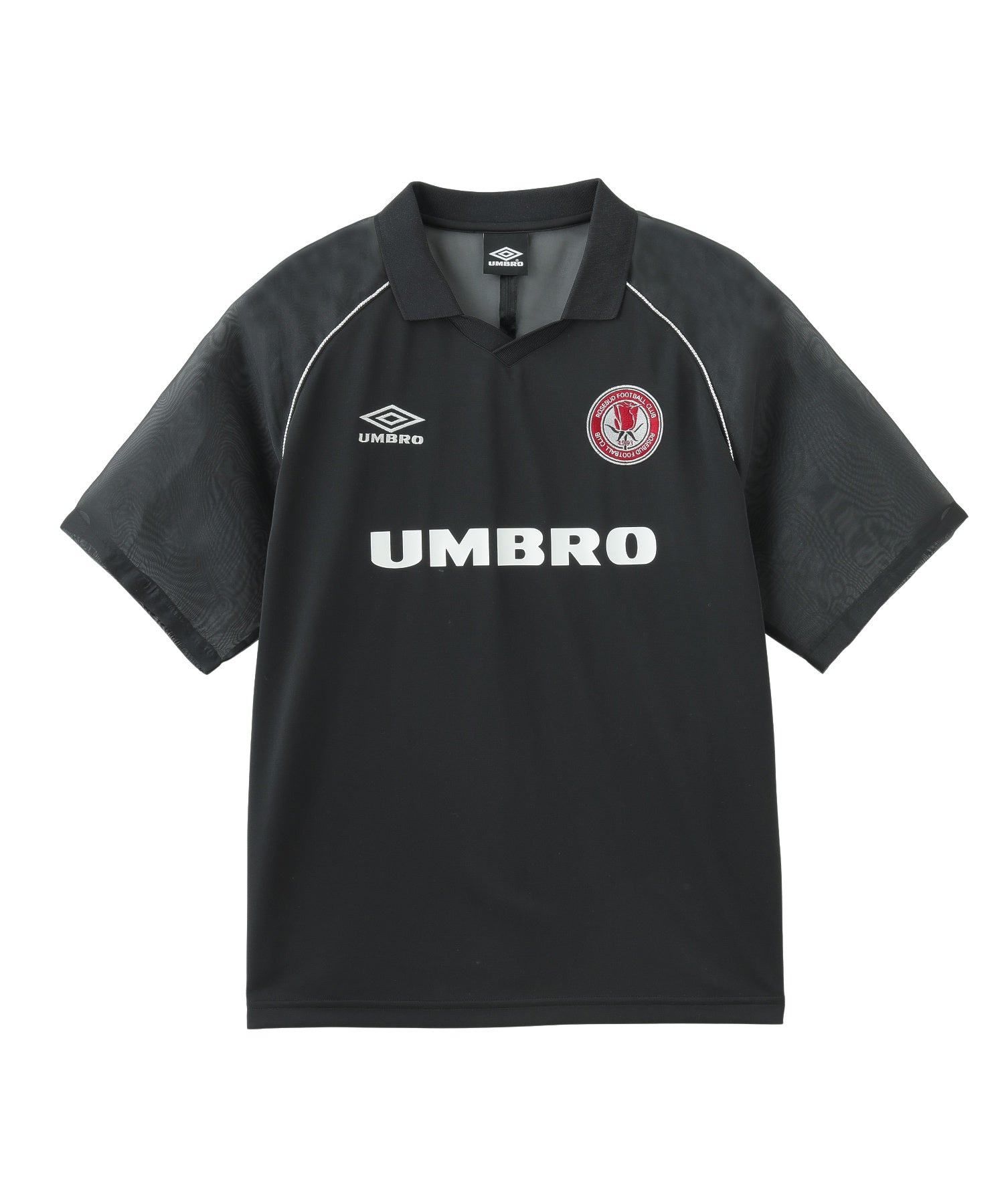 UMBRO×ROSE BUD/SEE-THROUGH SLEEVE GAME SHIRT