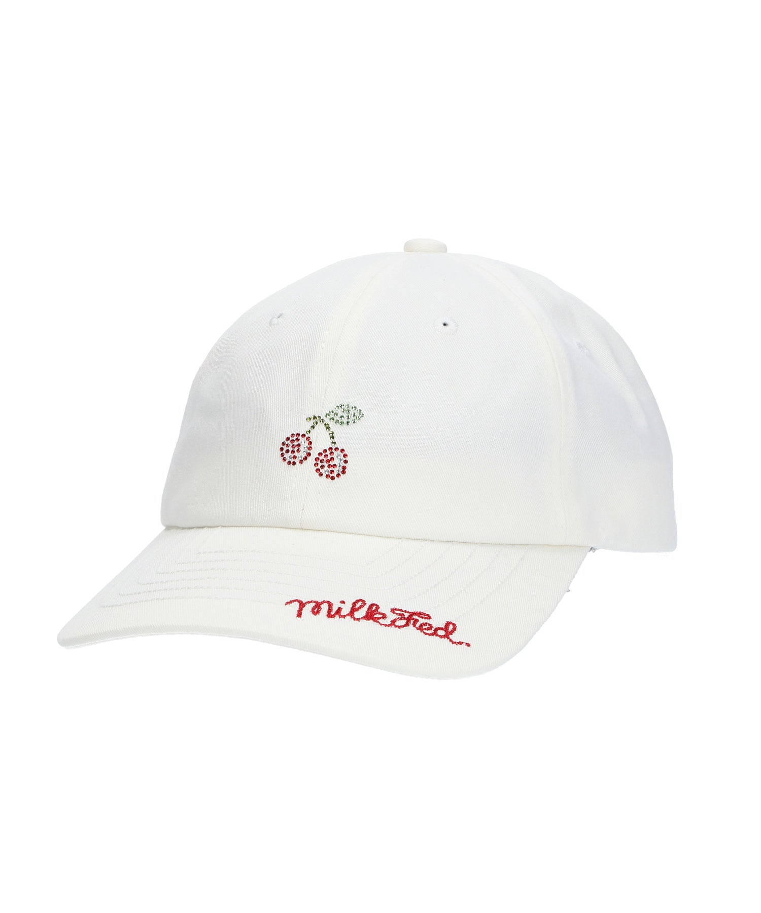 RHINESTONE CHERRY CAP