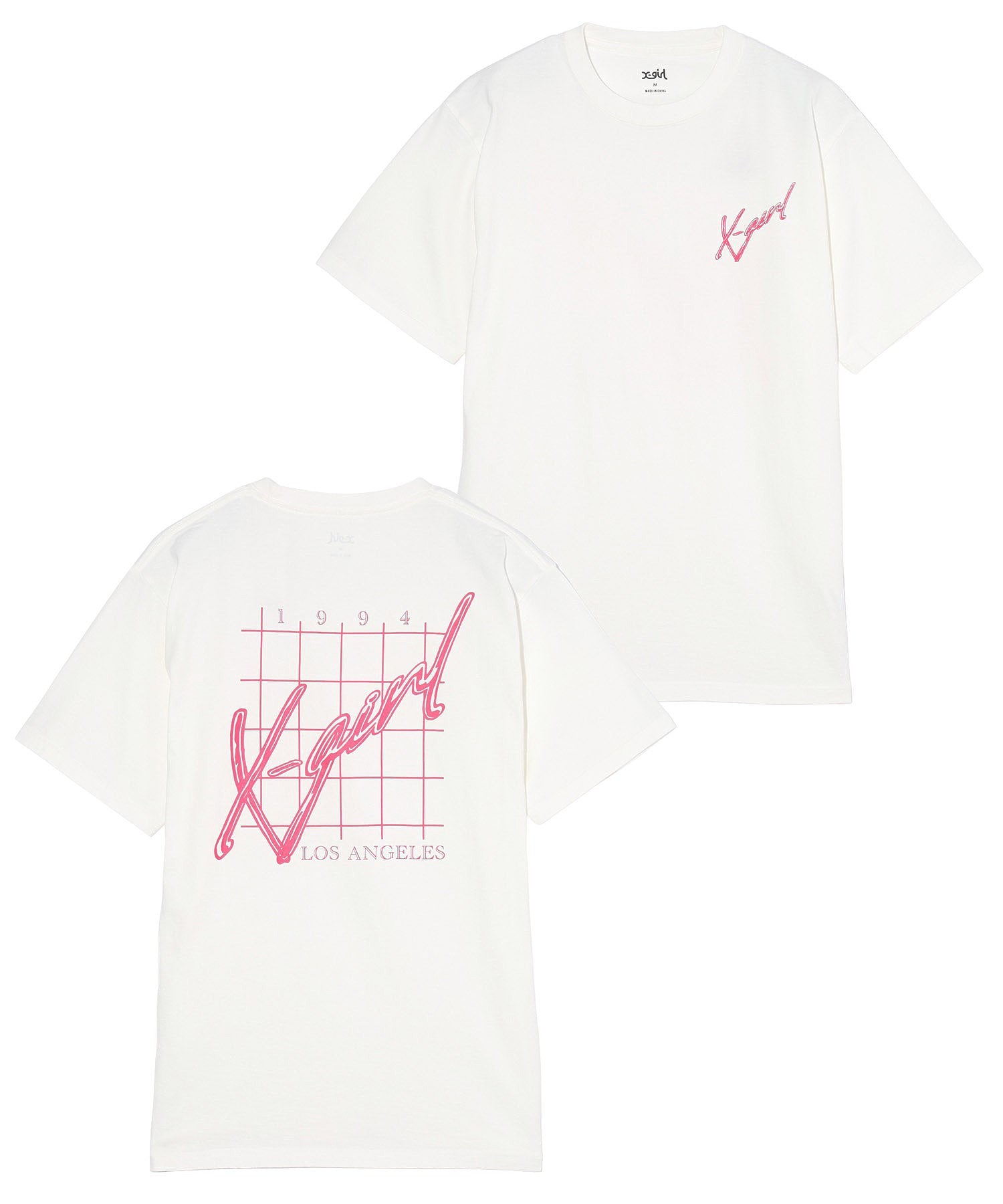 GRID LOGO S/S TEE X-girl