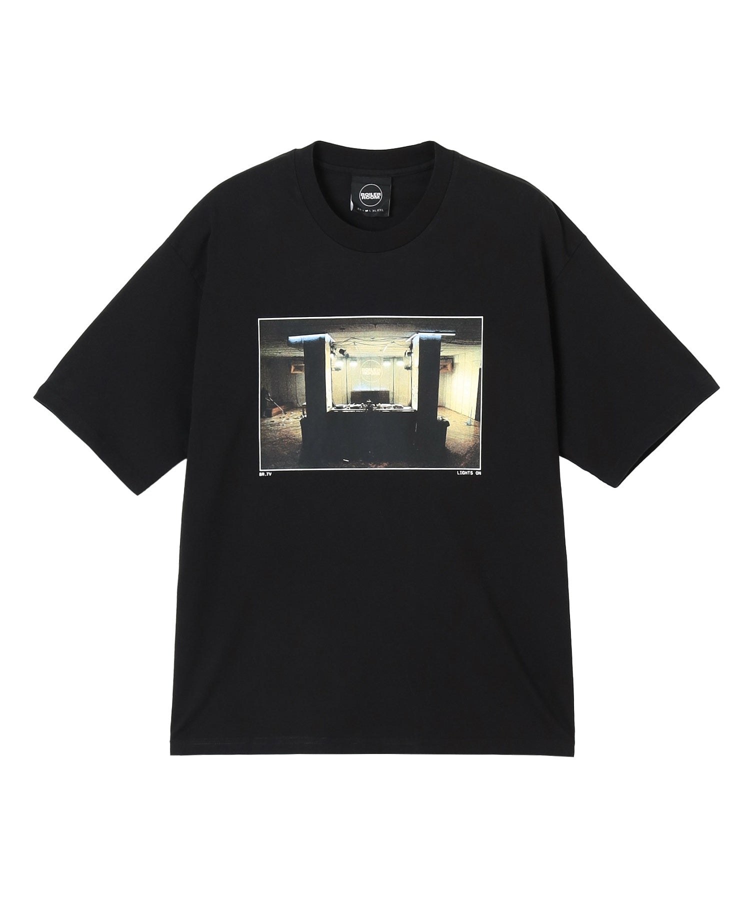 BOILER ROOM/ボイラールーム/LIGHTS ON PHOTO T-SHIRT AW25SS20BLK