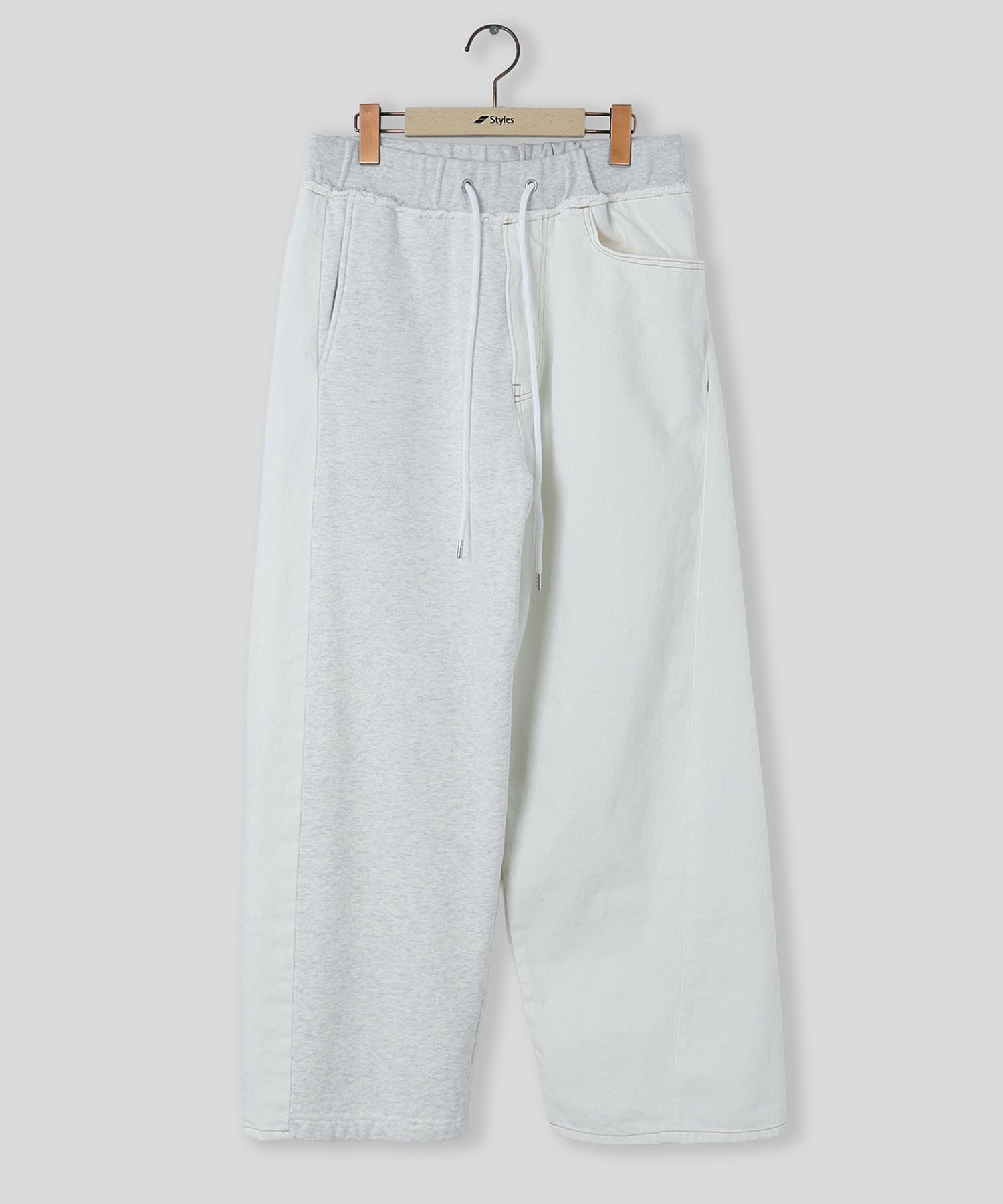 FACETASM/ファセッタズム/DENIM MERGING SWT PANTS MYK-PT-08