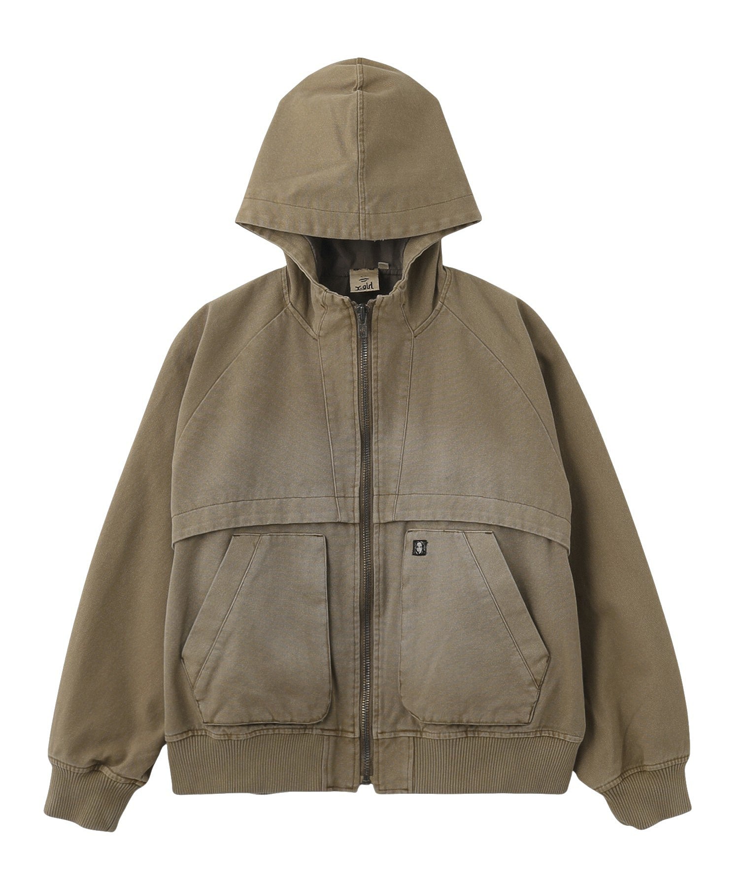 ARCH LOGO HOODED JACKET