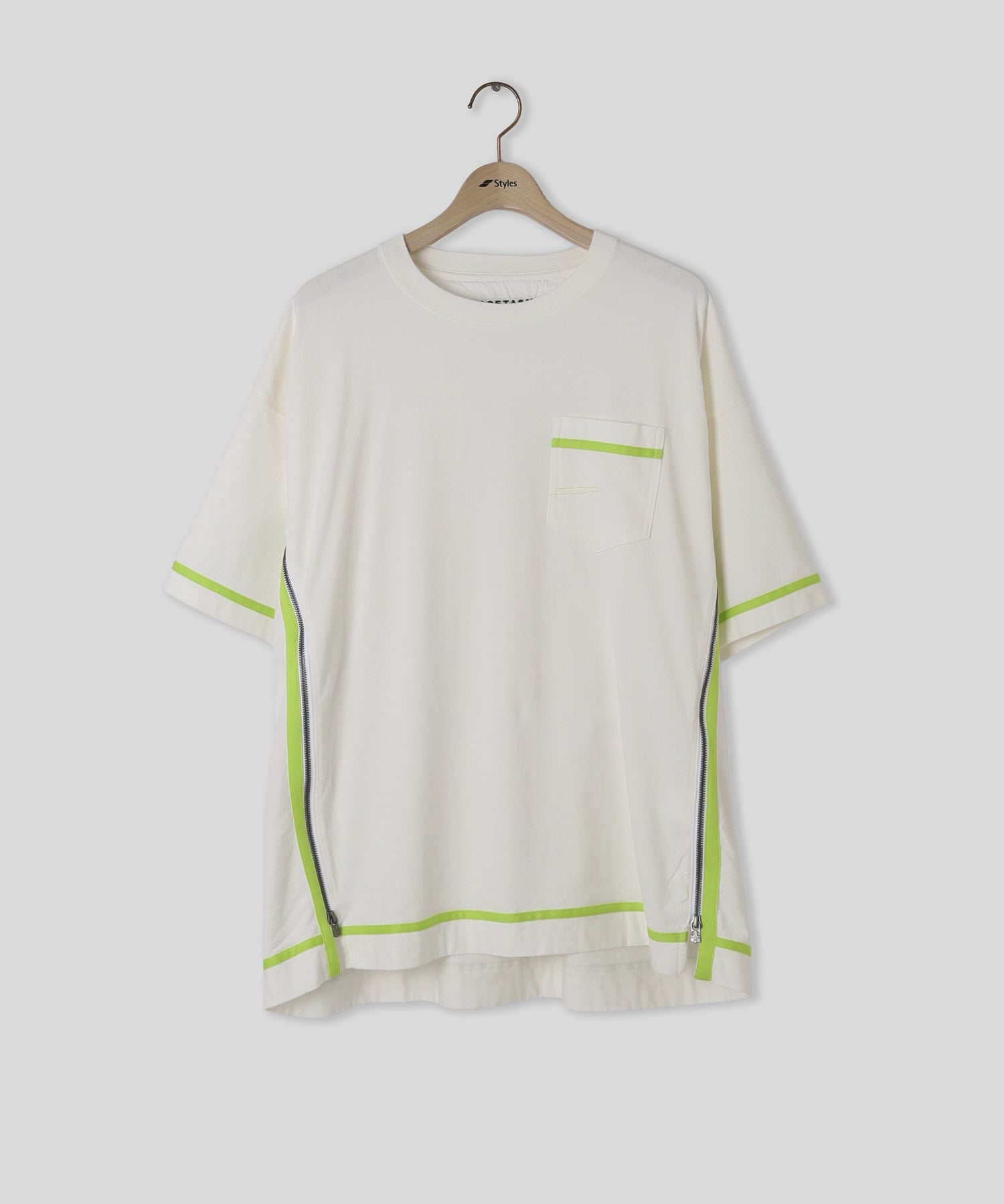 FACETASM/ファセッタズム/CURVY SLIT BIG TEE MYK-TEE-01