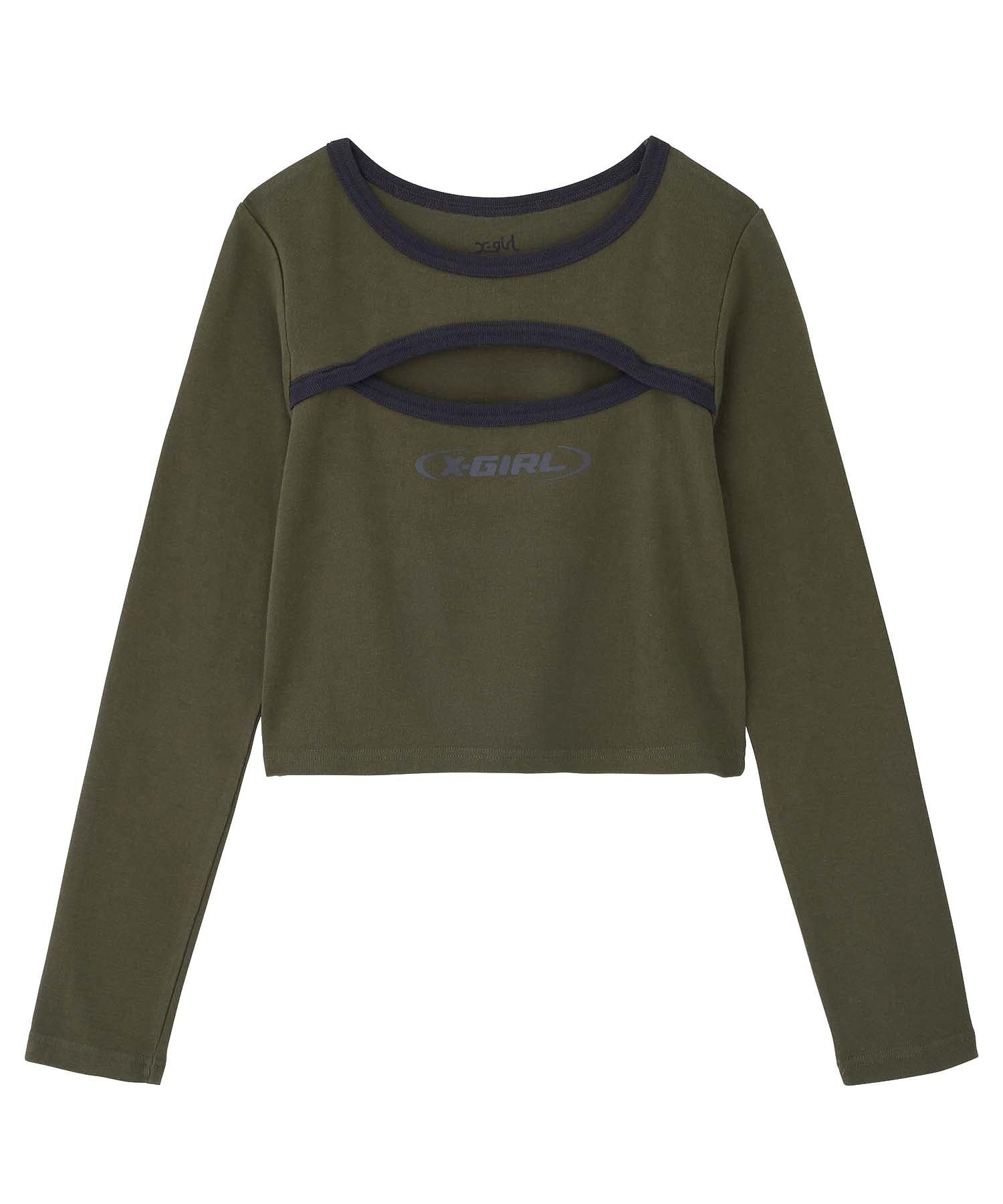 FRONT CUTOUT L/S BABY TEE X-girl – calif