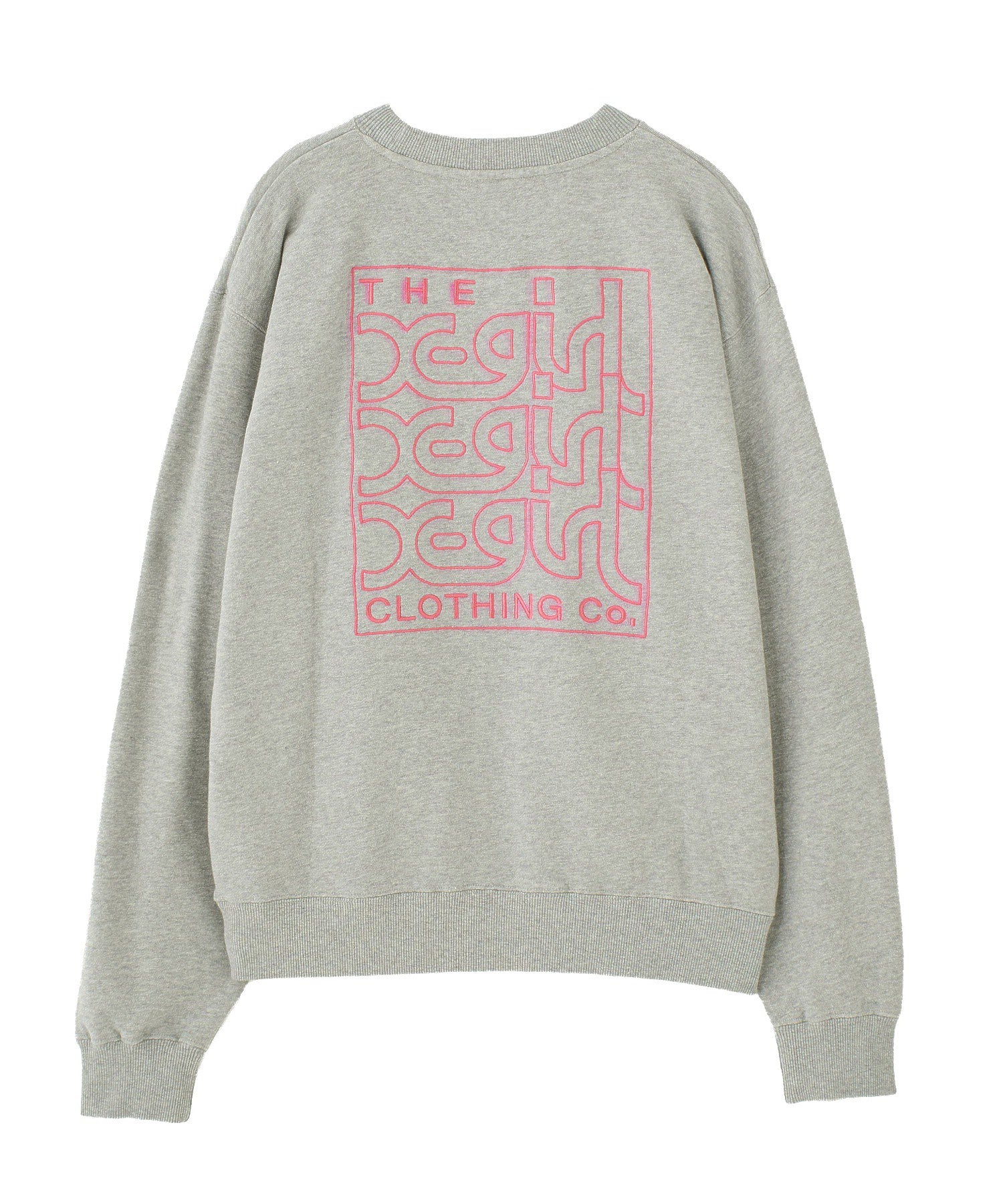 NEON BOX EMBROIDERED LOGO SWEAT TOP