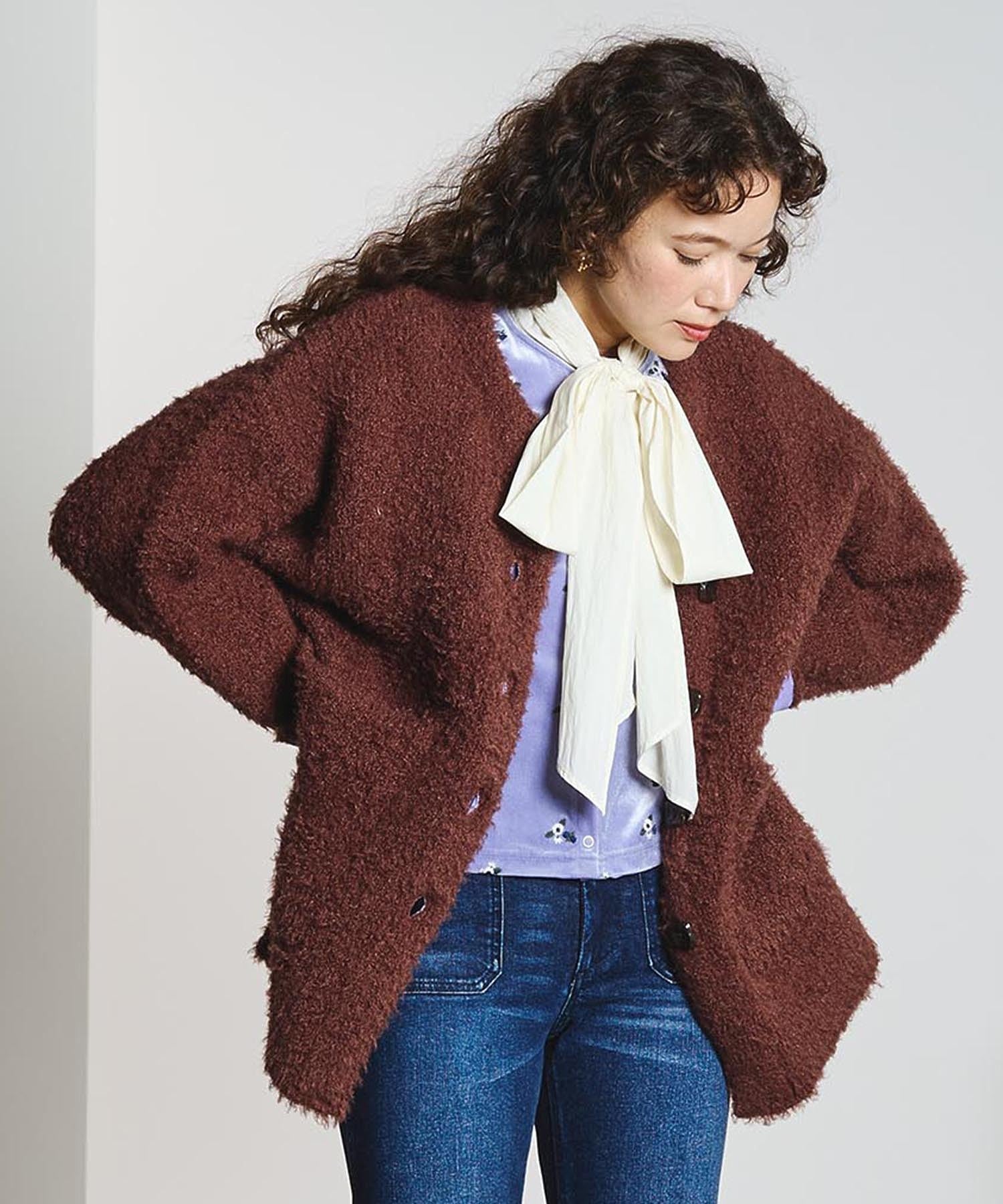 DOUBLE FACED CARDIGAN