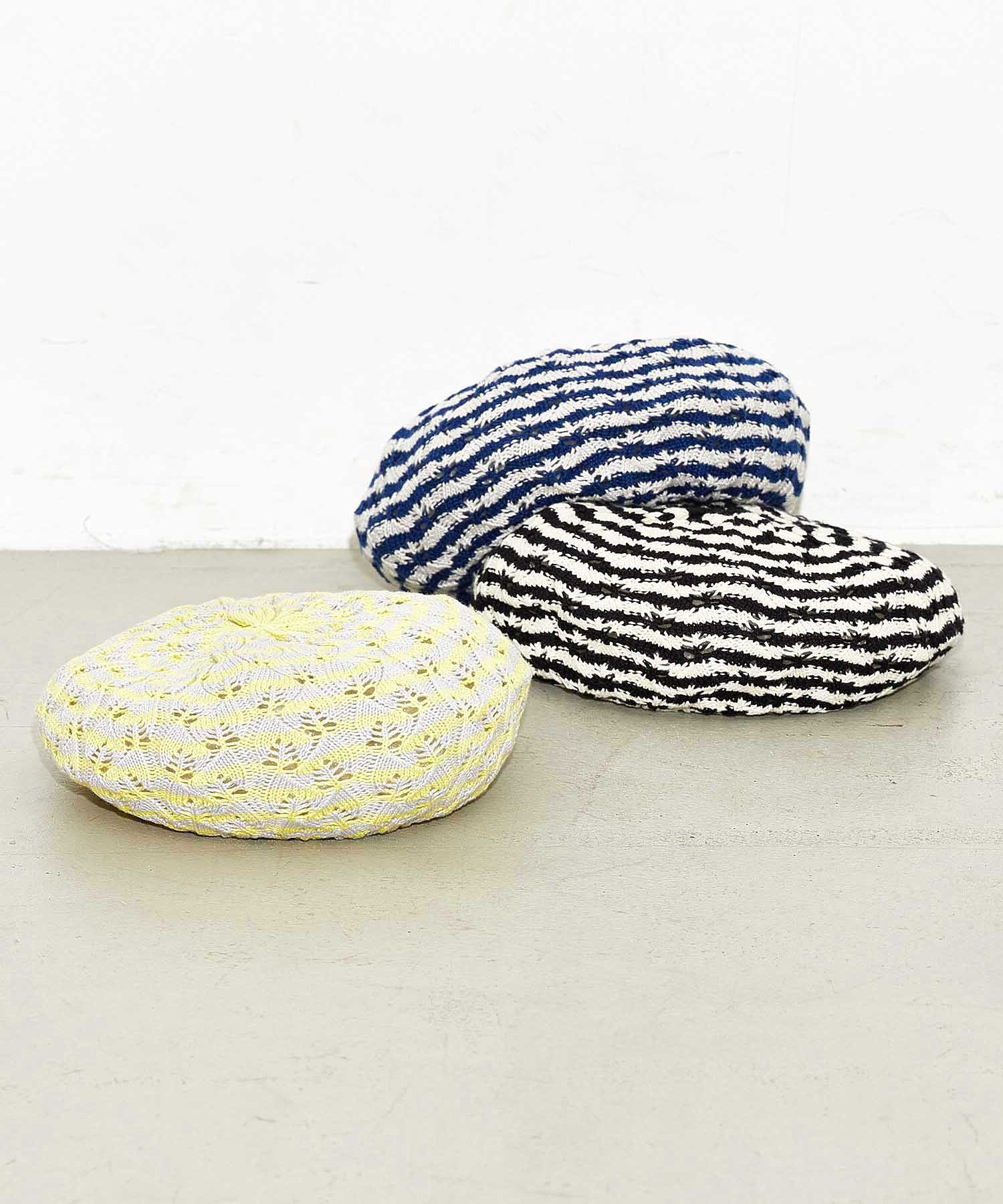 STRIPED KNIT BERET X-girl