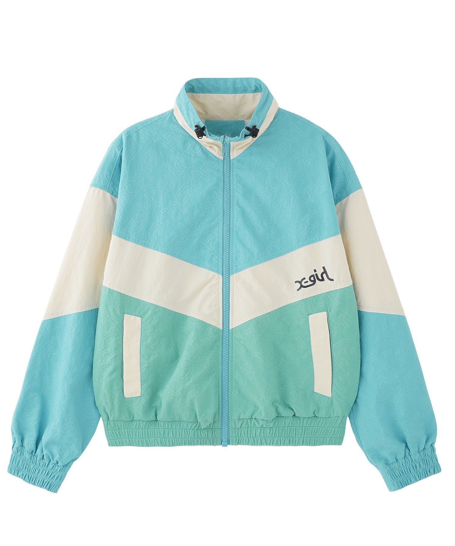 EMBOSSED WIND UP JACKET