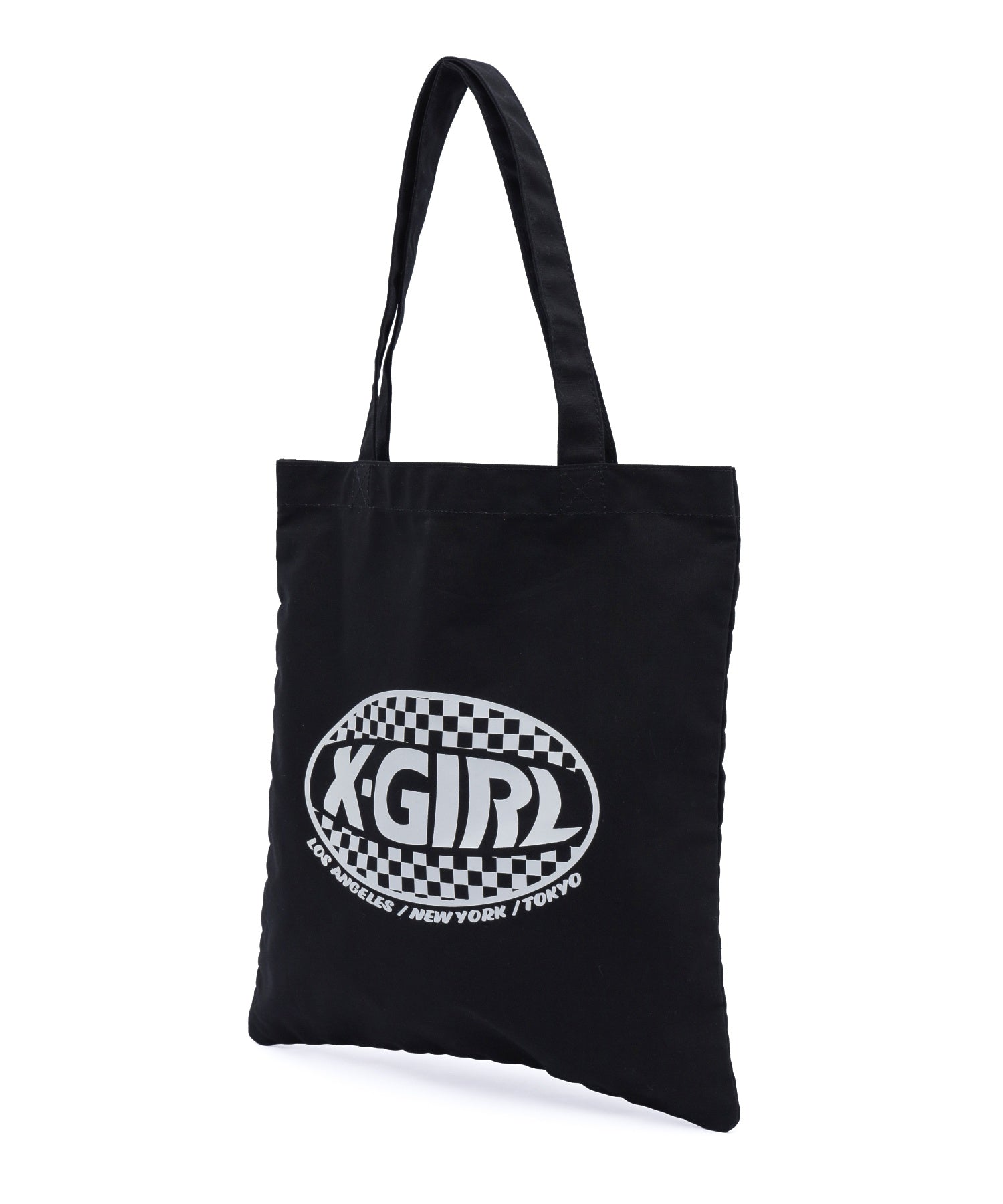 CHECKER OVAL LOGO TOTE BAG