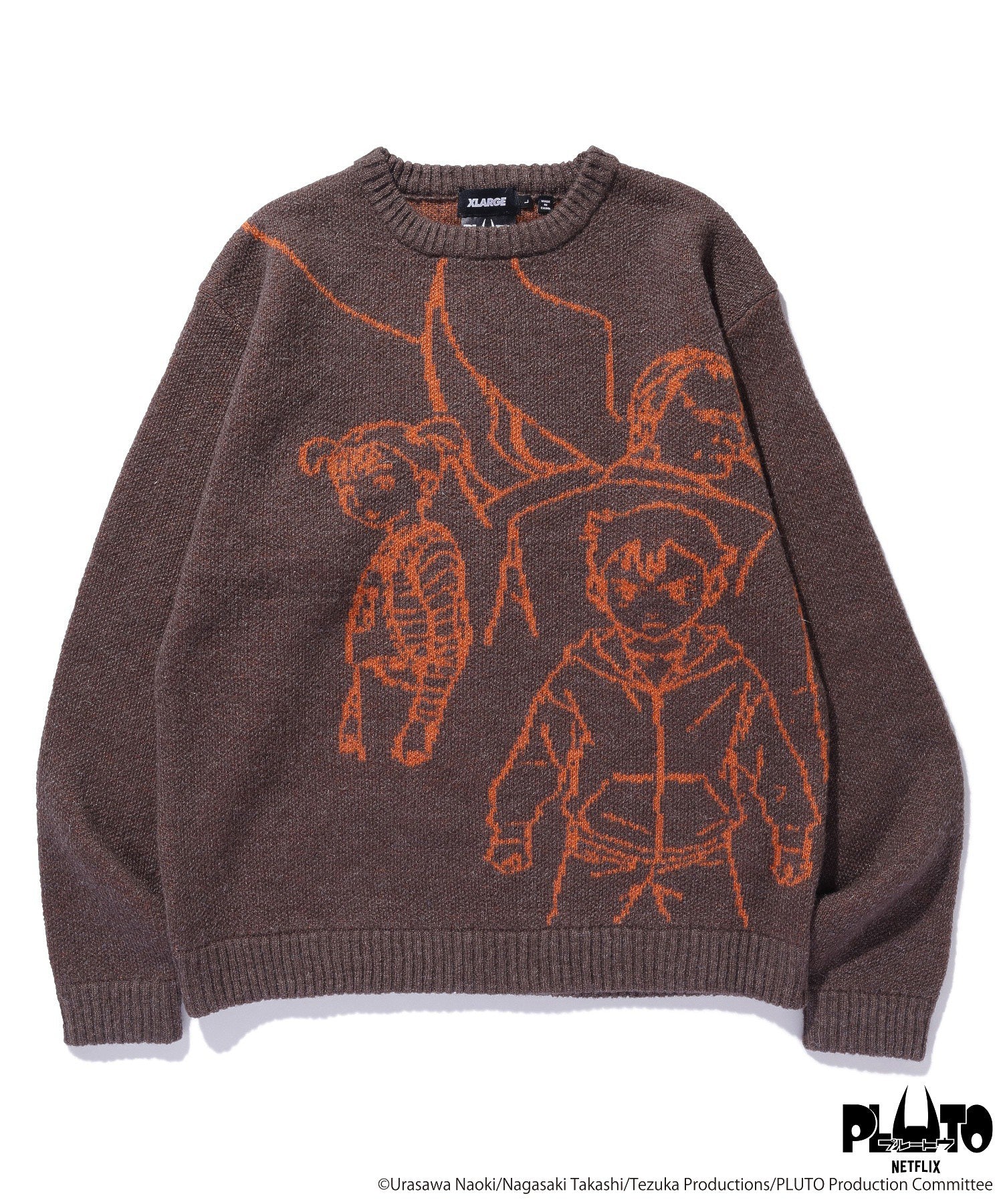 XLARGE×PLUTO MOHAIR CREWNECK KNIT