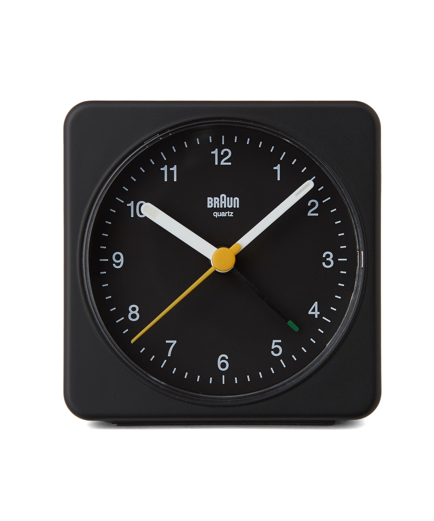BRAUN ALARM CLOCK BLACK BC03B（ブラウン置き時計 アラームクロック ブラック スイープ運針 静音設計）