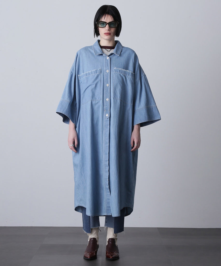GENE HEAVENS/FRINGE POCKET DENIM SHIRT DRESS – calif（カリフ）公式