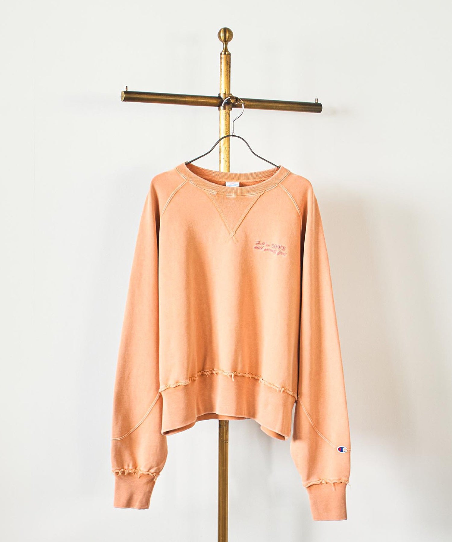 【Champion別注】ROSE BUD×Champion HEAVY WASH SWEAT