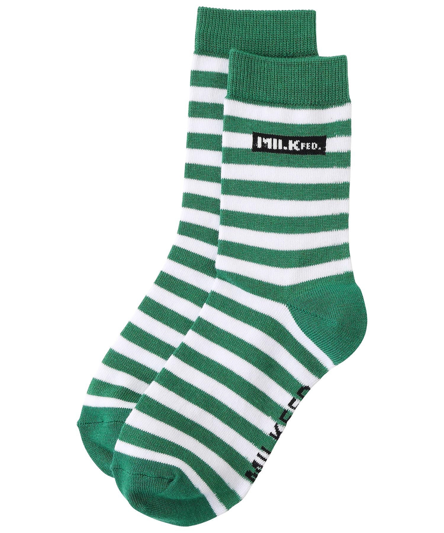 STRIPED BAR LOGO SOCKS MILKFED.