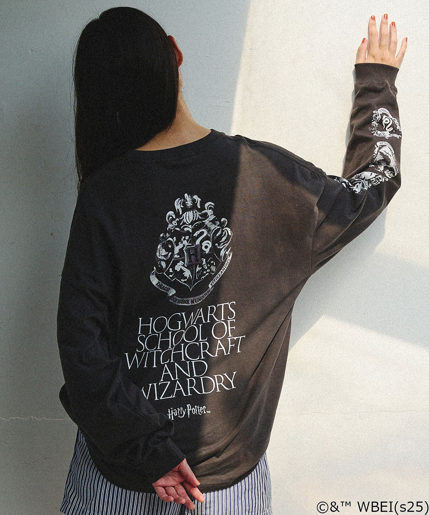 【Sサイズのみ期間限定受注生産】COLSUN/HOGWARTS SCHOOL L/S TEE