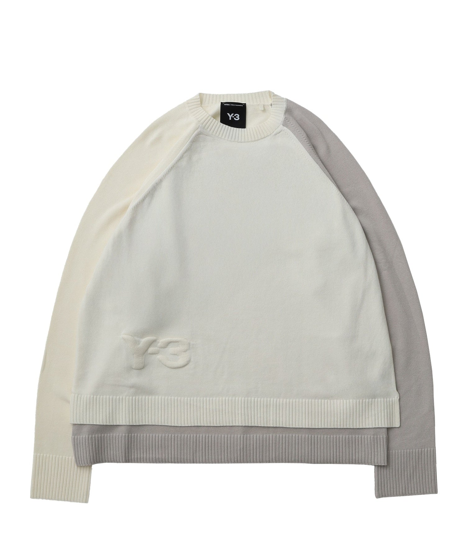 Y-3/ワイスリー/LOGO KNIT CREW KB4642