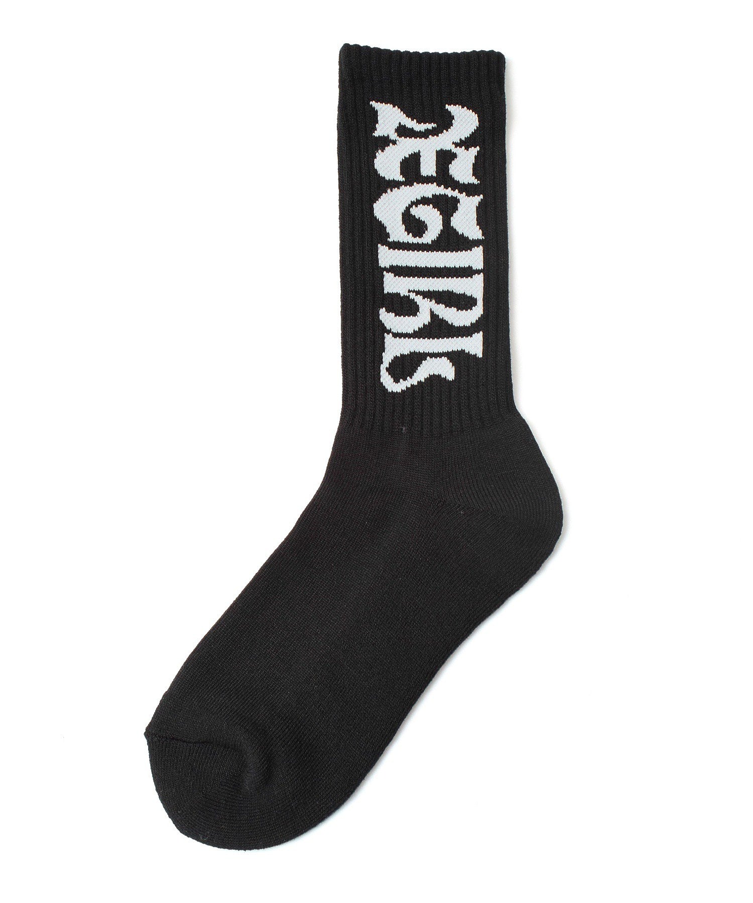WIDE GOTHIC LOGO JACQUARD SOCKS
