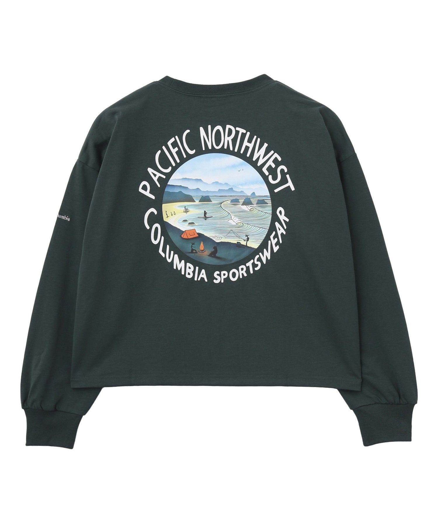 Columbia/コロンビア/W Lake to Avenue LS Cropped Tee PL1411