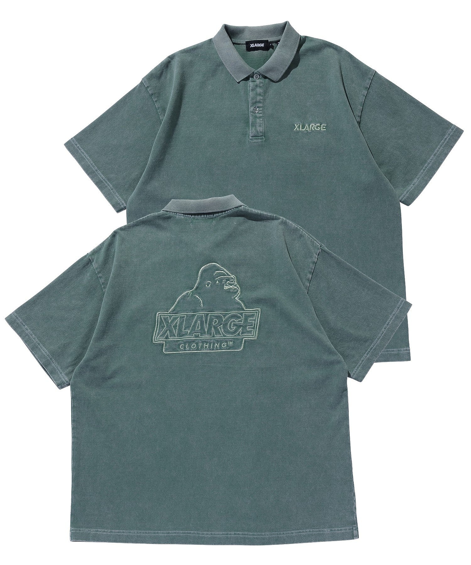 CHEMICAL WASH SLANTED OG POLO SHIRT