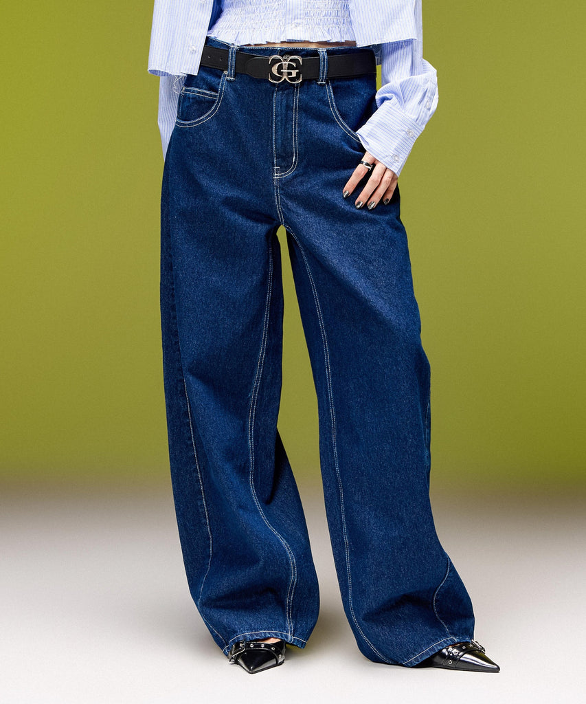 X-girl / LOGO MARK STITCHED DENIM PANTS – calif（カリフ）公式サイト