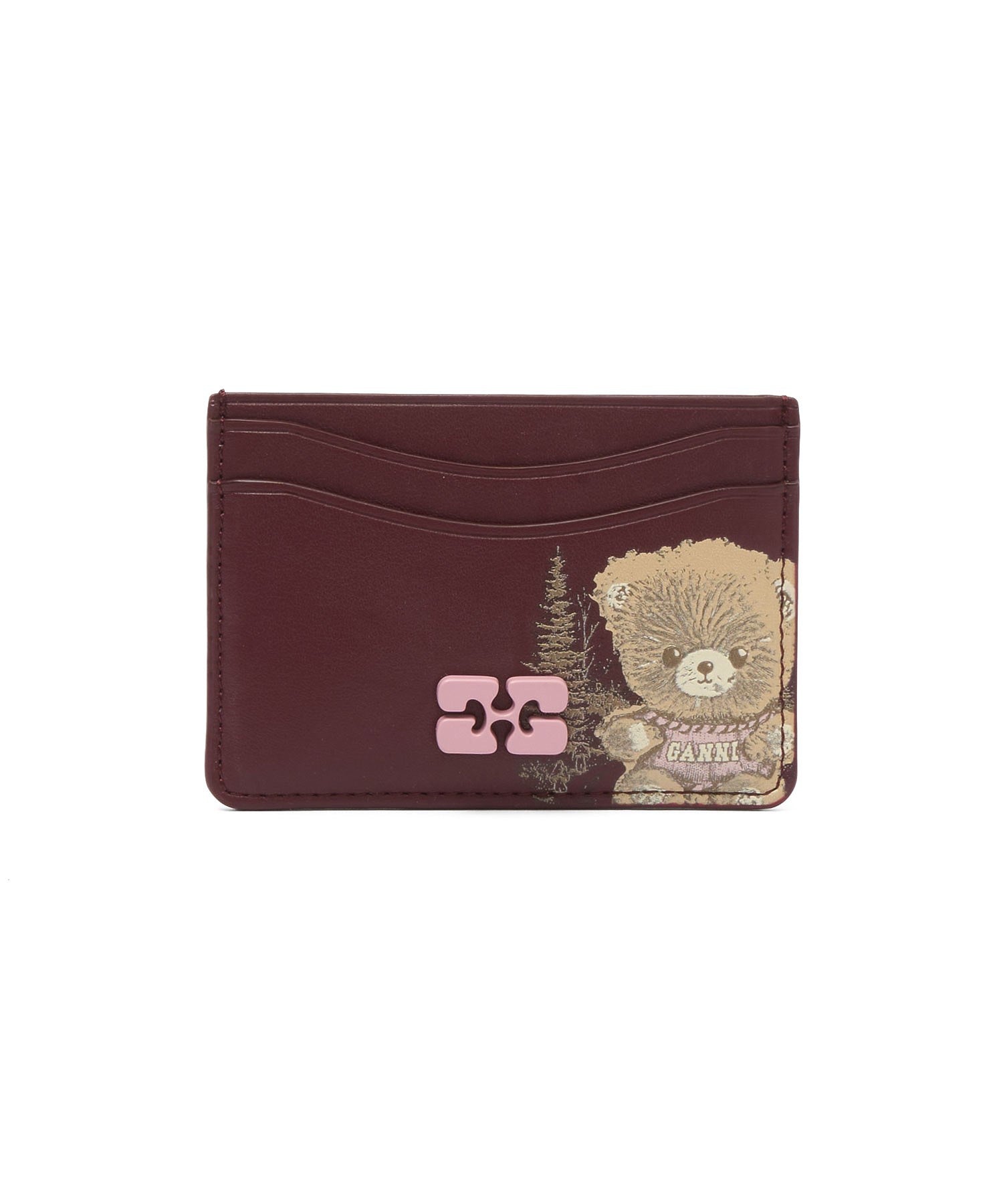 GANNI/BOU CARD HOLDER PRINTED