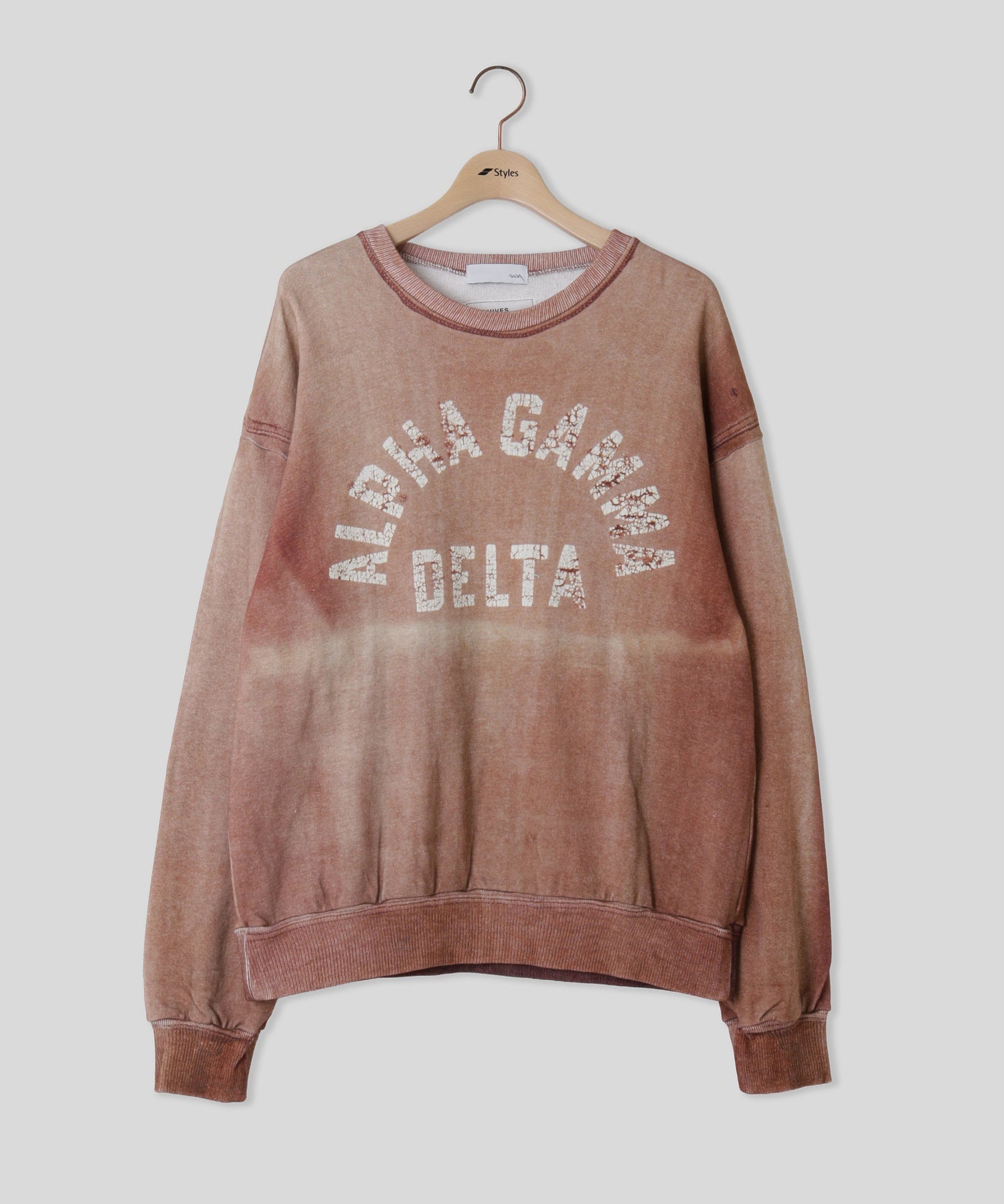 TOLQ/トルク/Trompe l'oeil Sweat Shirt 26-2503