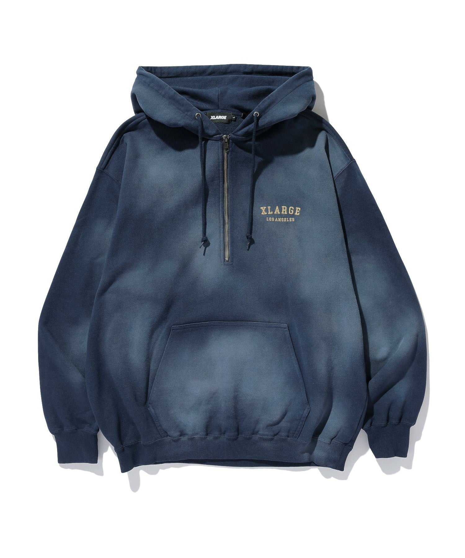 HALF ZIP UP HOODED SWEATSHIRT