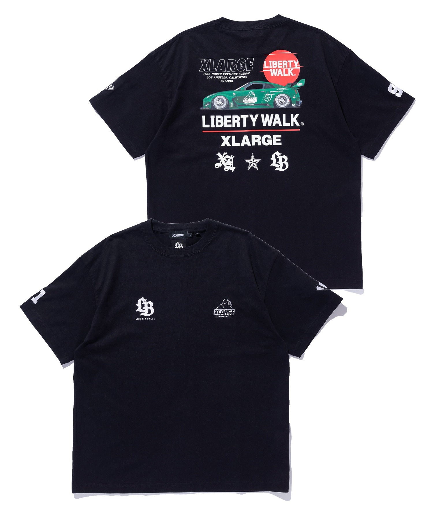 XLARGE×LIBERTY WALK S/S TEE