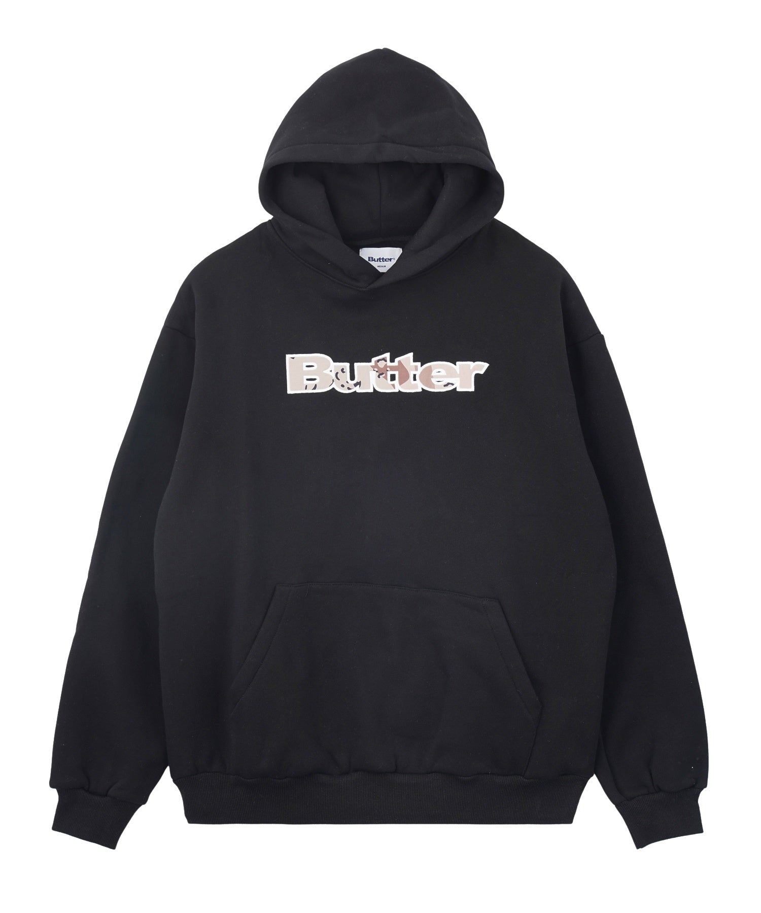 BUTTER/バター/Logo Camo Applique Pullover Hood