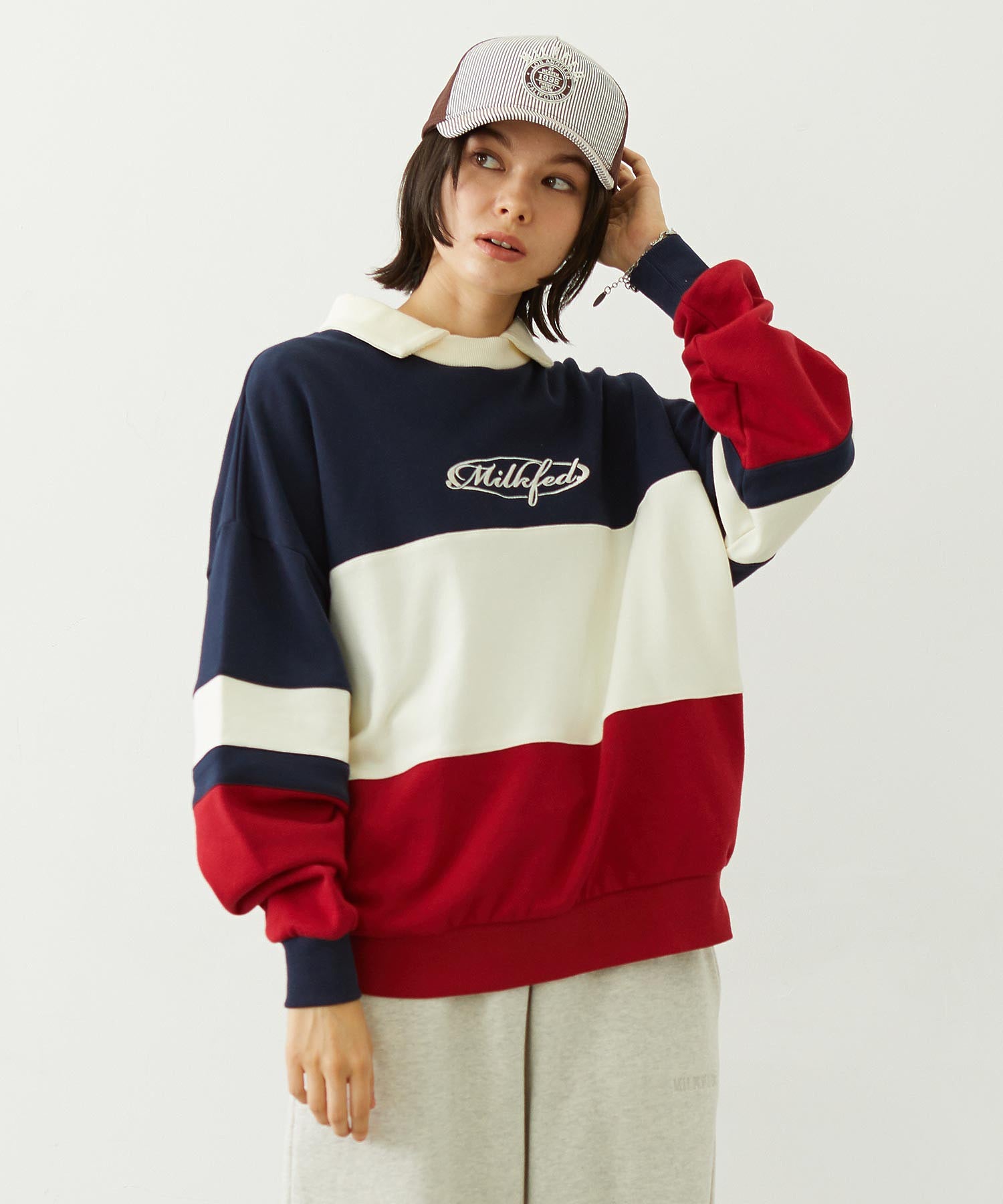 PANELED COLOR BLOCK TOP