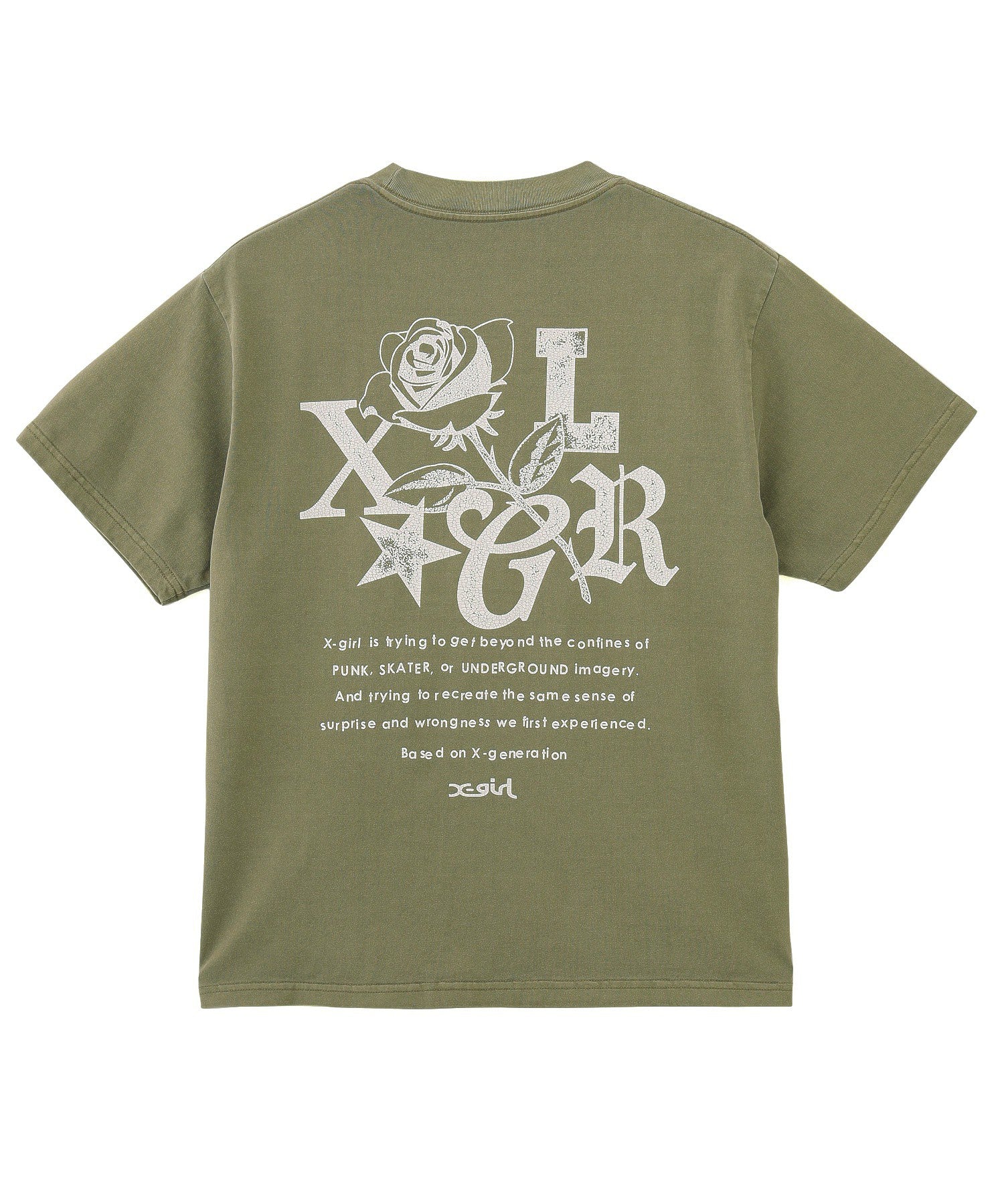 ROSE LOGO FADED S/S TEE