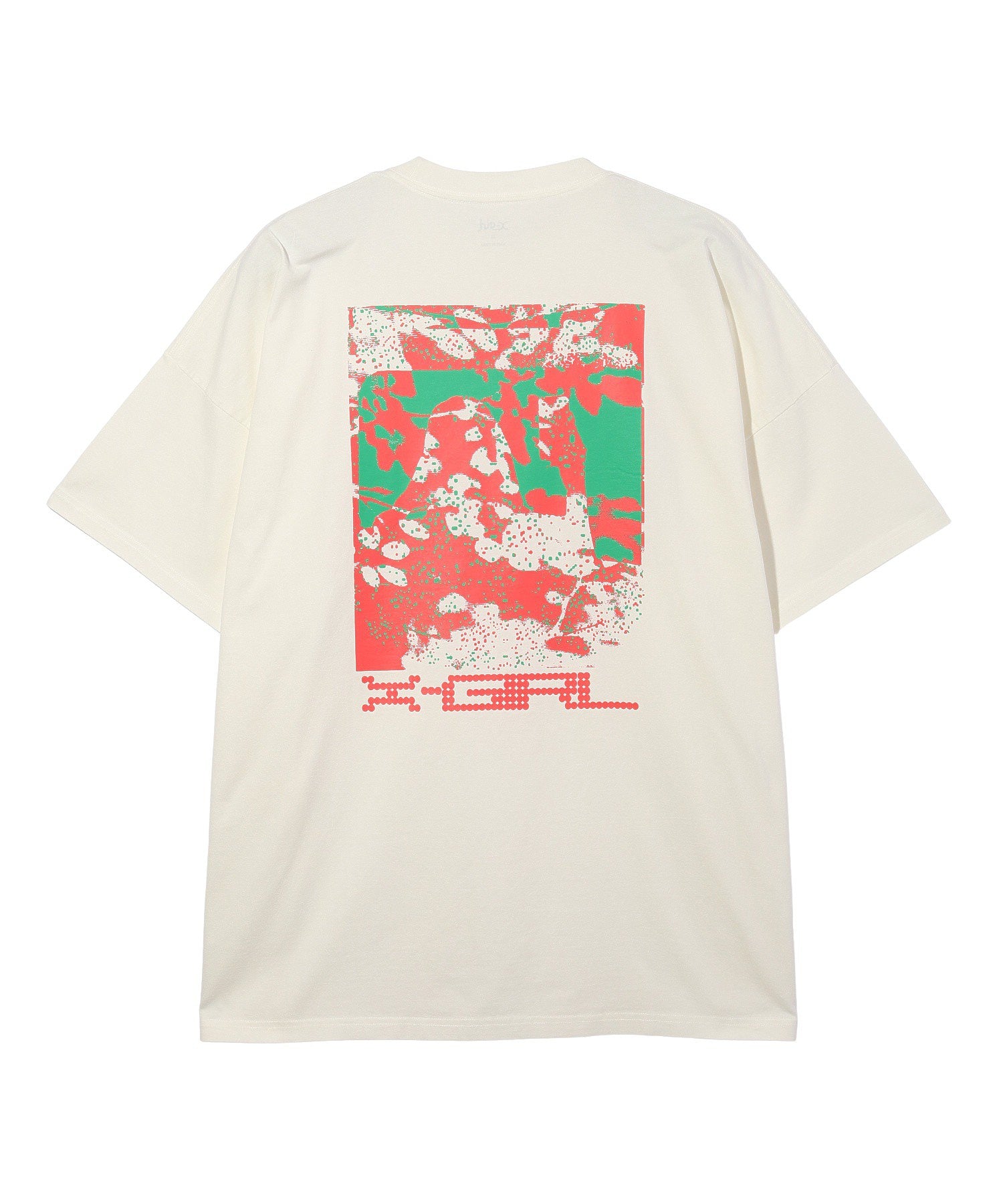 FAINT PRINTED S/S TEE DRESS