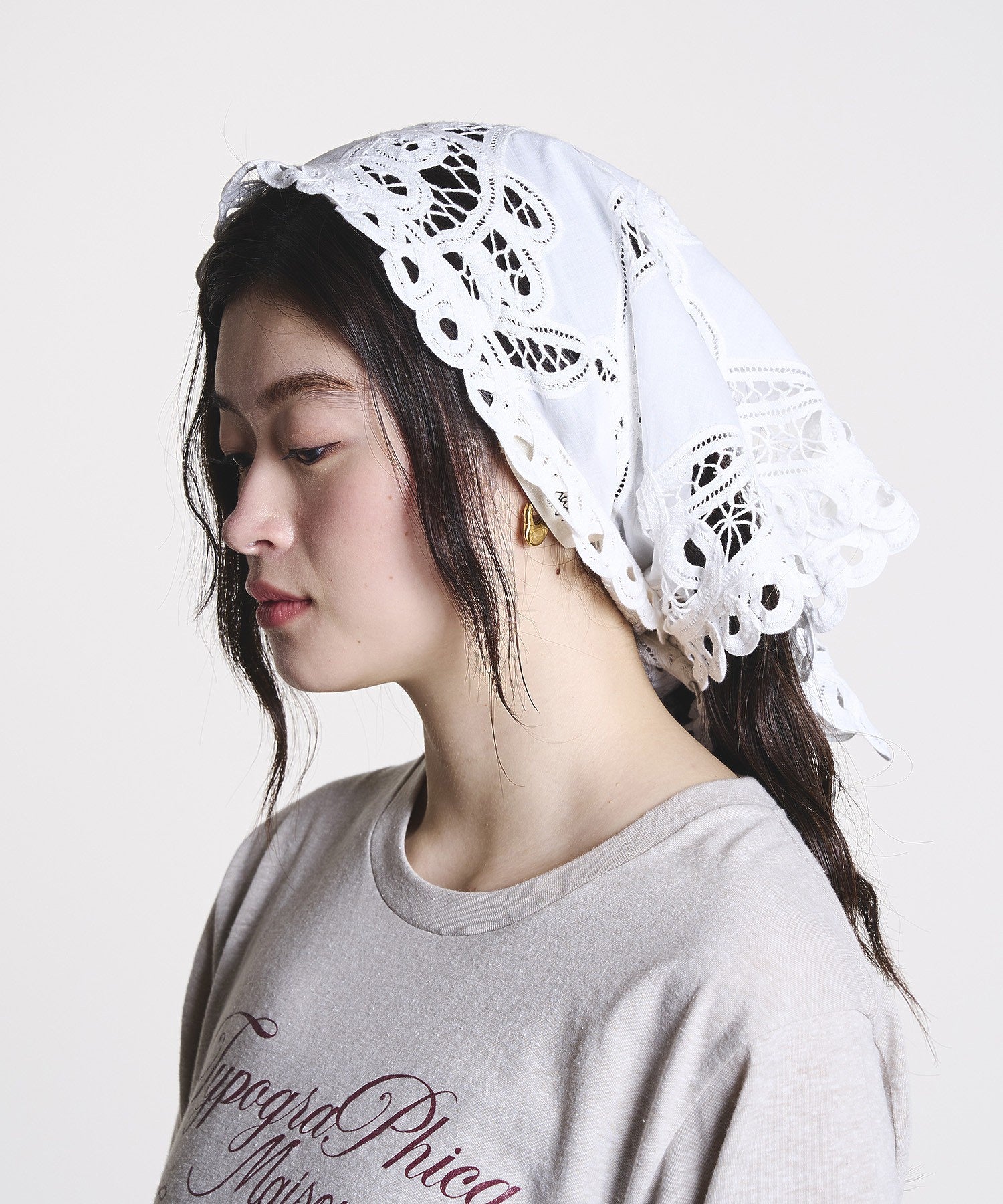 mag.by c/BATTEN LACE SCARF