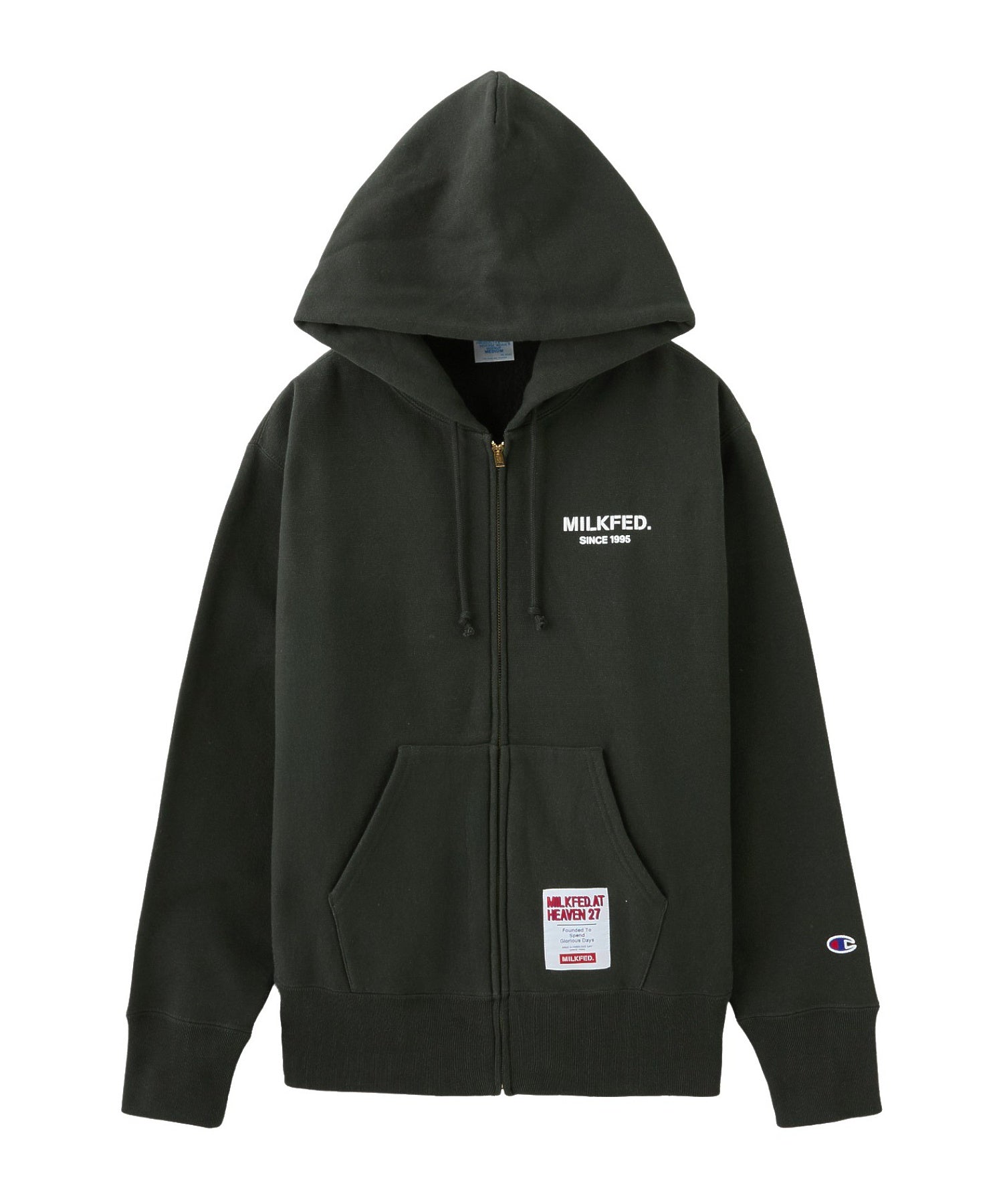 MILKFED. × CHAMPION SWEAT ZIP HOODIE
