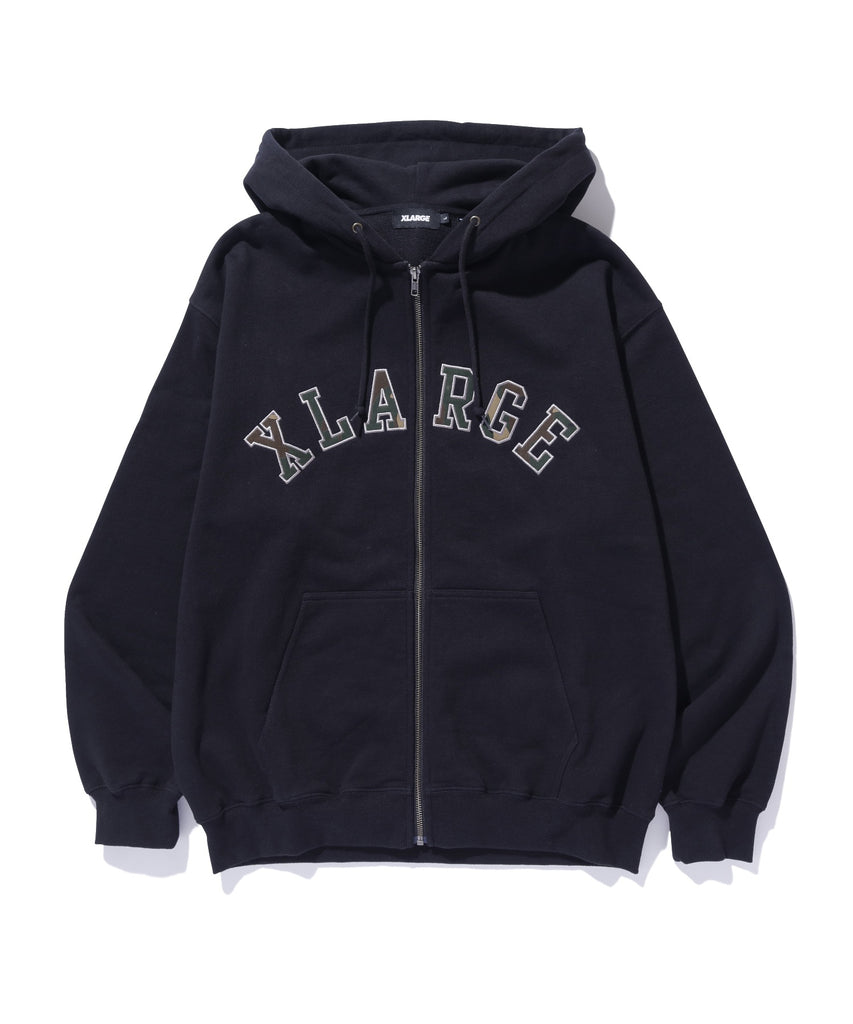 CAMO PATCH ZIP UP HOODED SWEATSHIRT – calif（カリフ）公式サイト