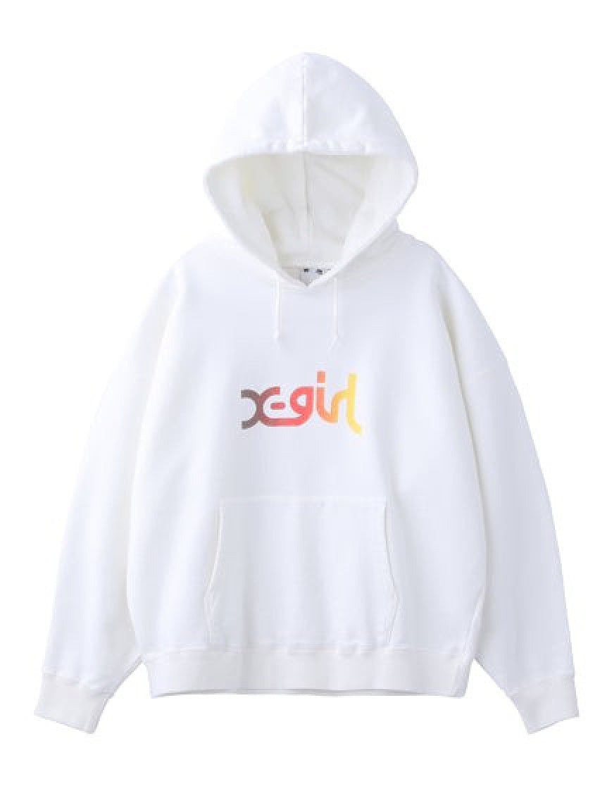 GRADATION MILLS LOGO BABY SWEAT HOODIE X-girl