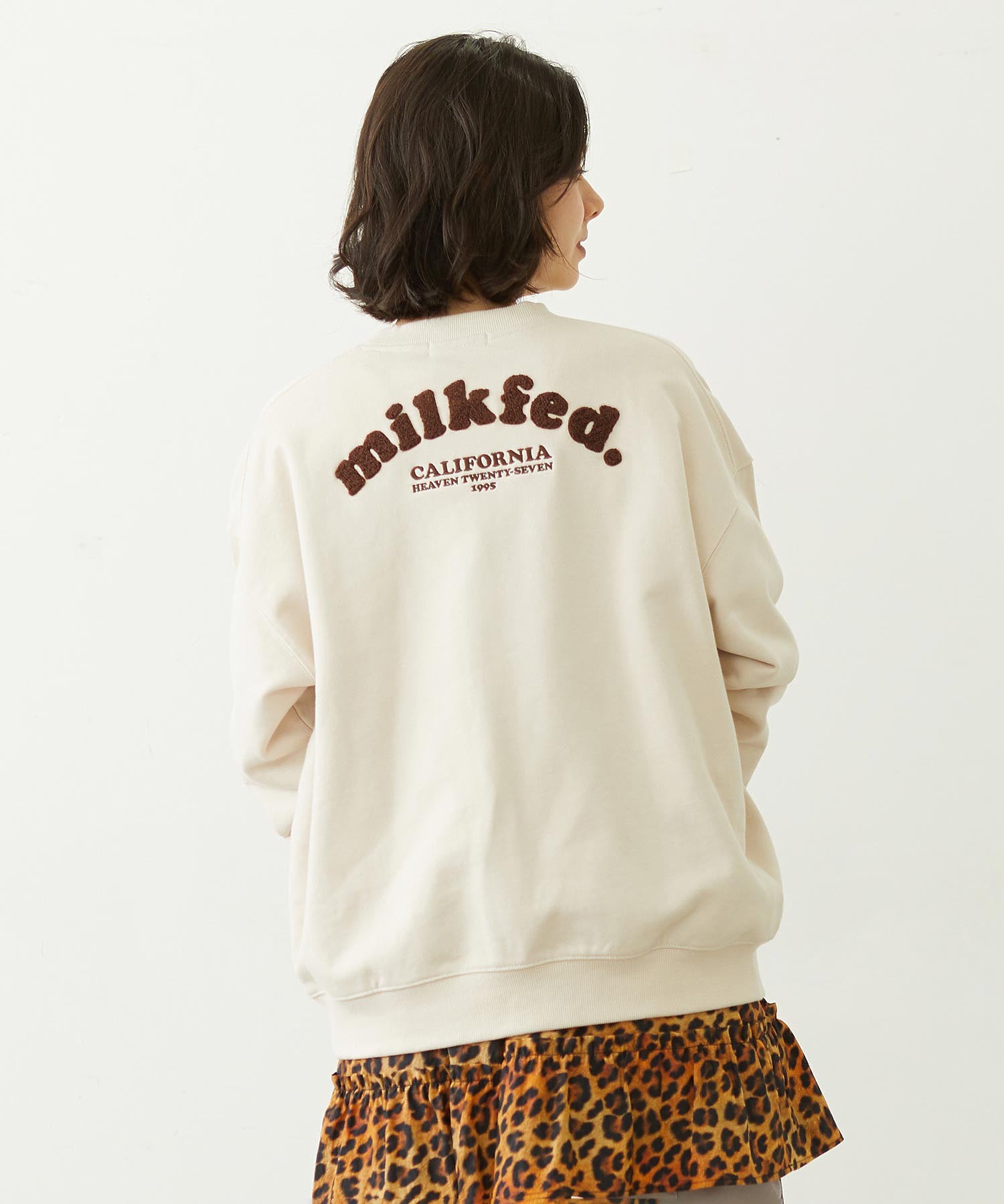 COOPER LOGO WIDE CREW SWEAT TOP