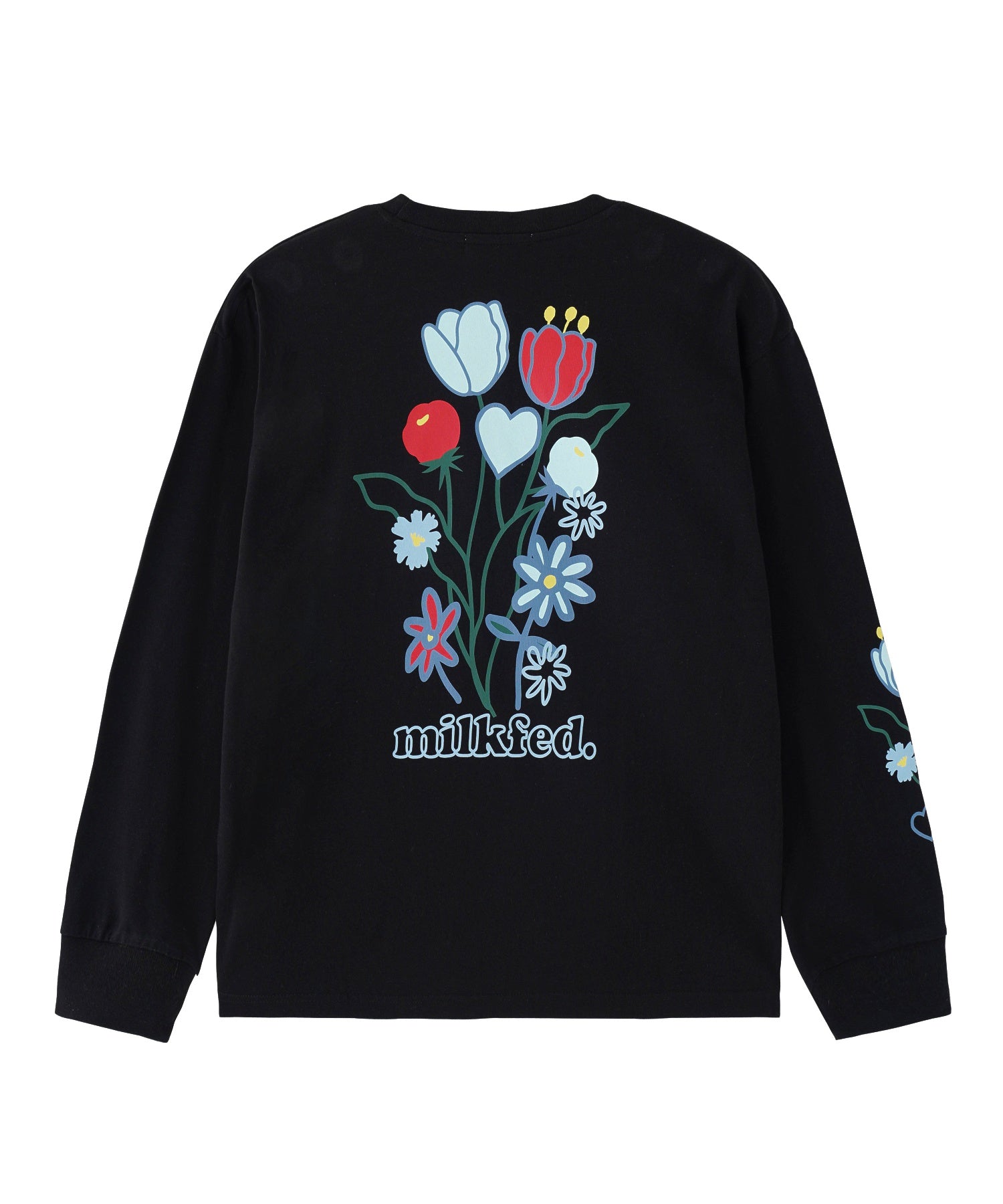 FLOWER PRINT WIDE L/S TEE