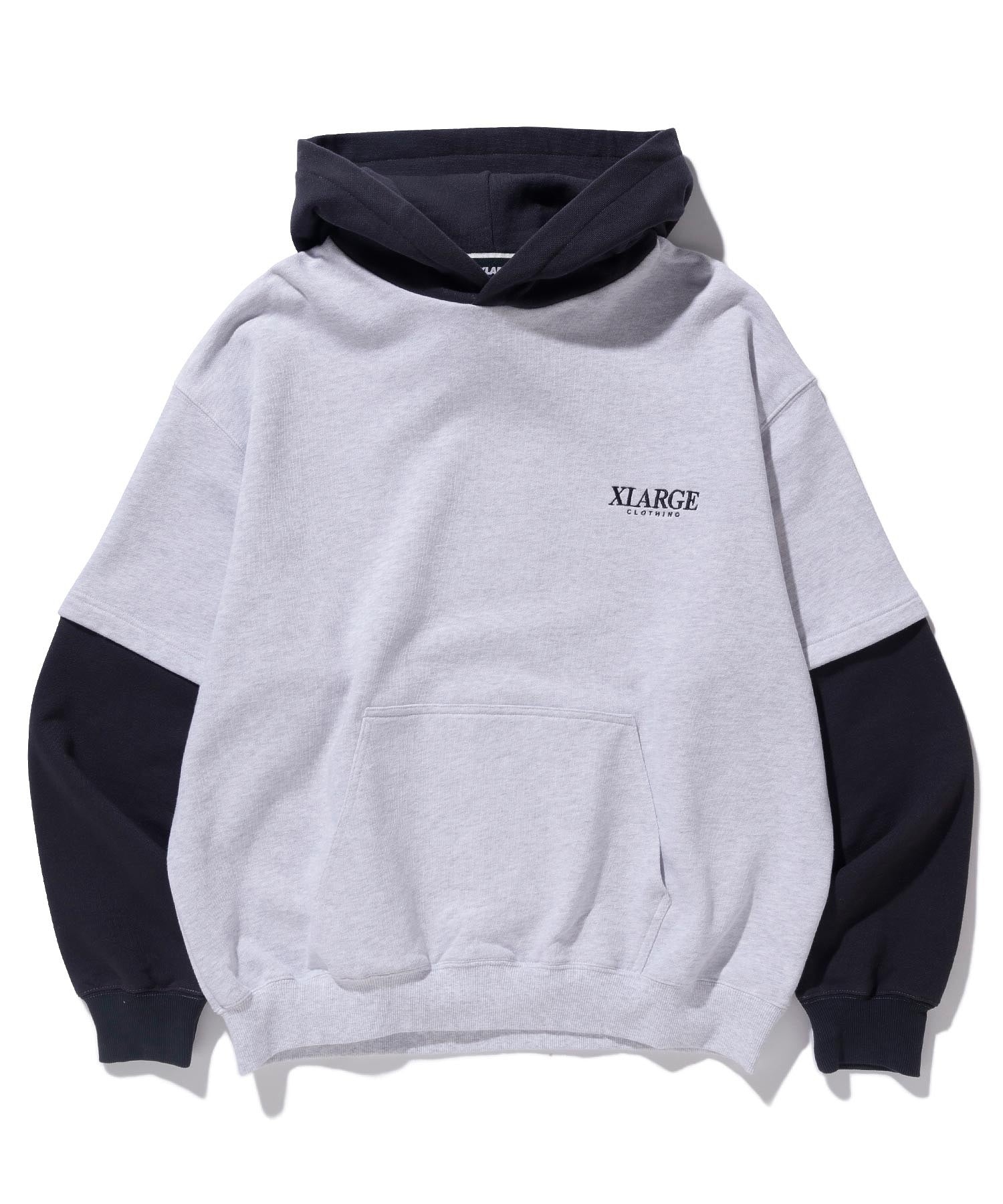 LAYERED HOODED SWEAT XLARGE