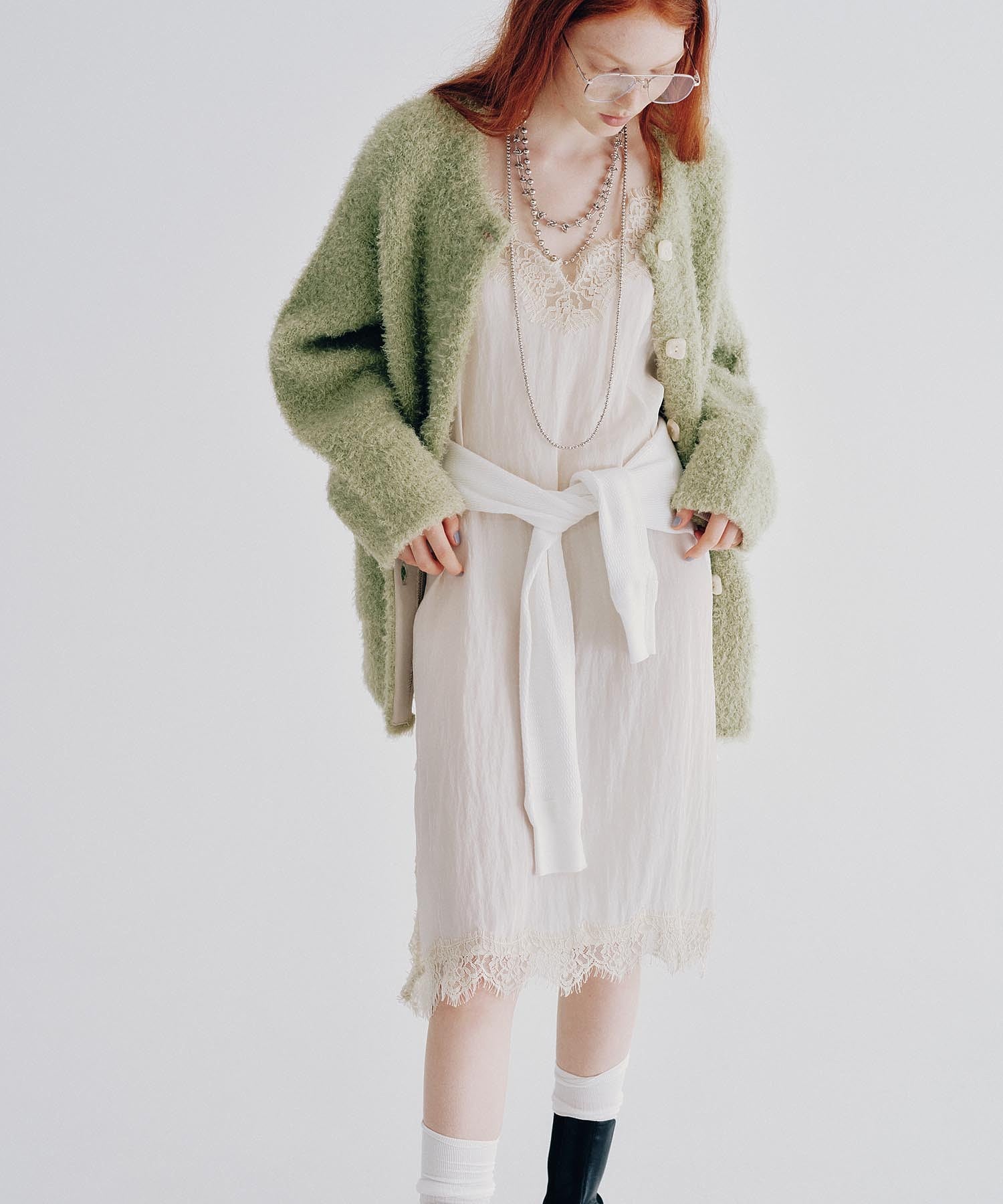 DOUBLE FACED CARDIGAN