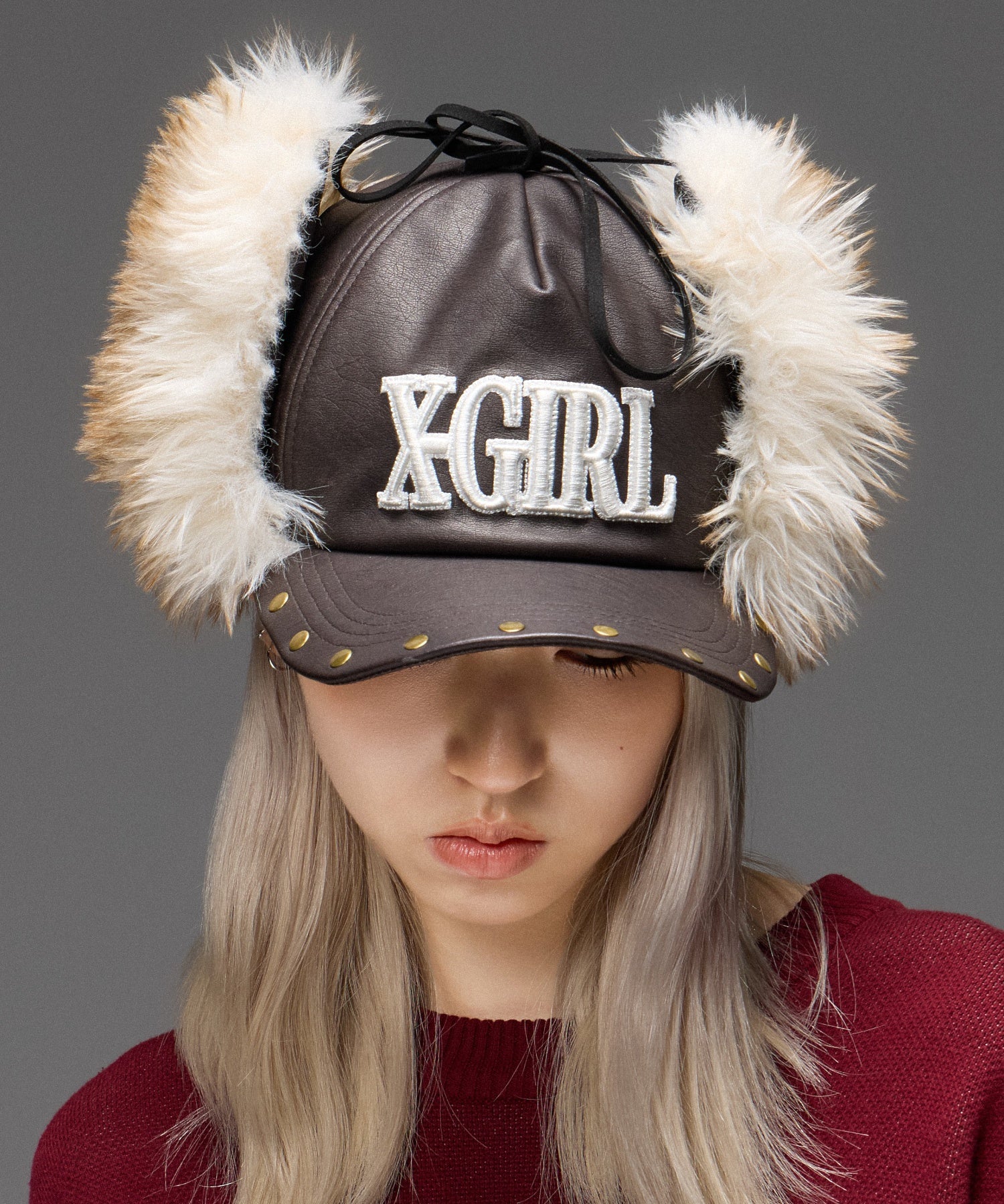FAUX FUR EAR FLAP 5PANEL CAP